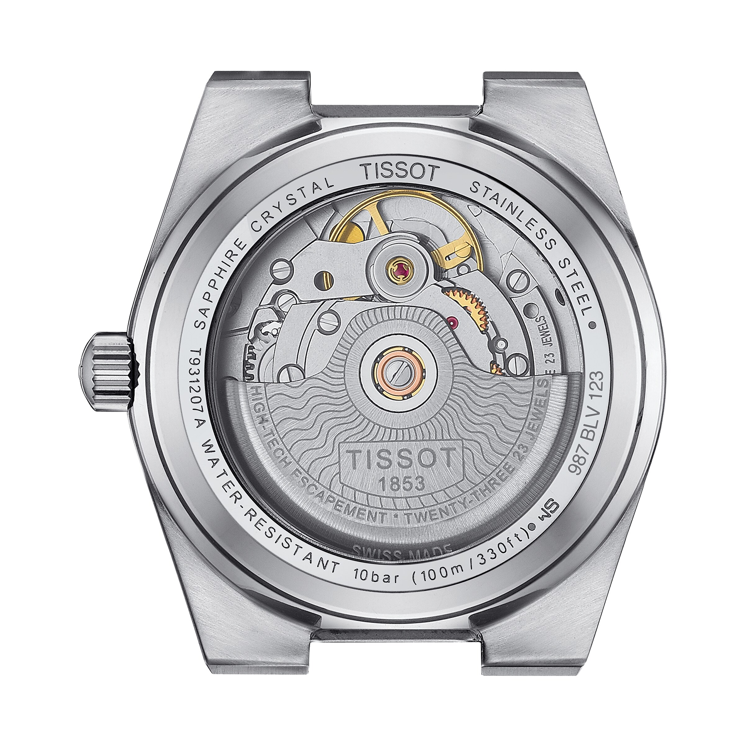 Tissot PRX Automatic Watch - 35mm Stainless Steel & Rose Gold - Mother of Pearl Dial - Image 3