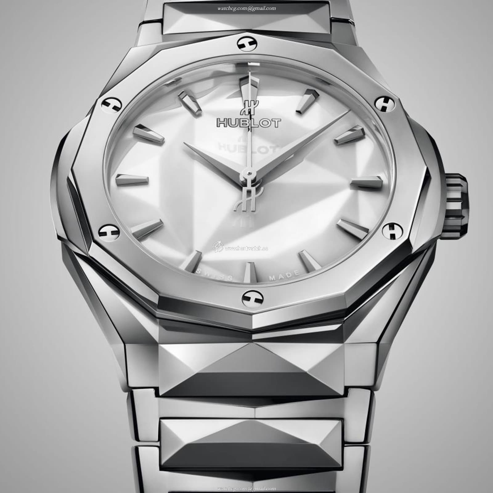 Hublot Classic Fusion Orlinski 40mm Titanium Automatic White Dial Watch - Image 2
