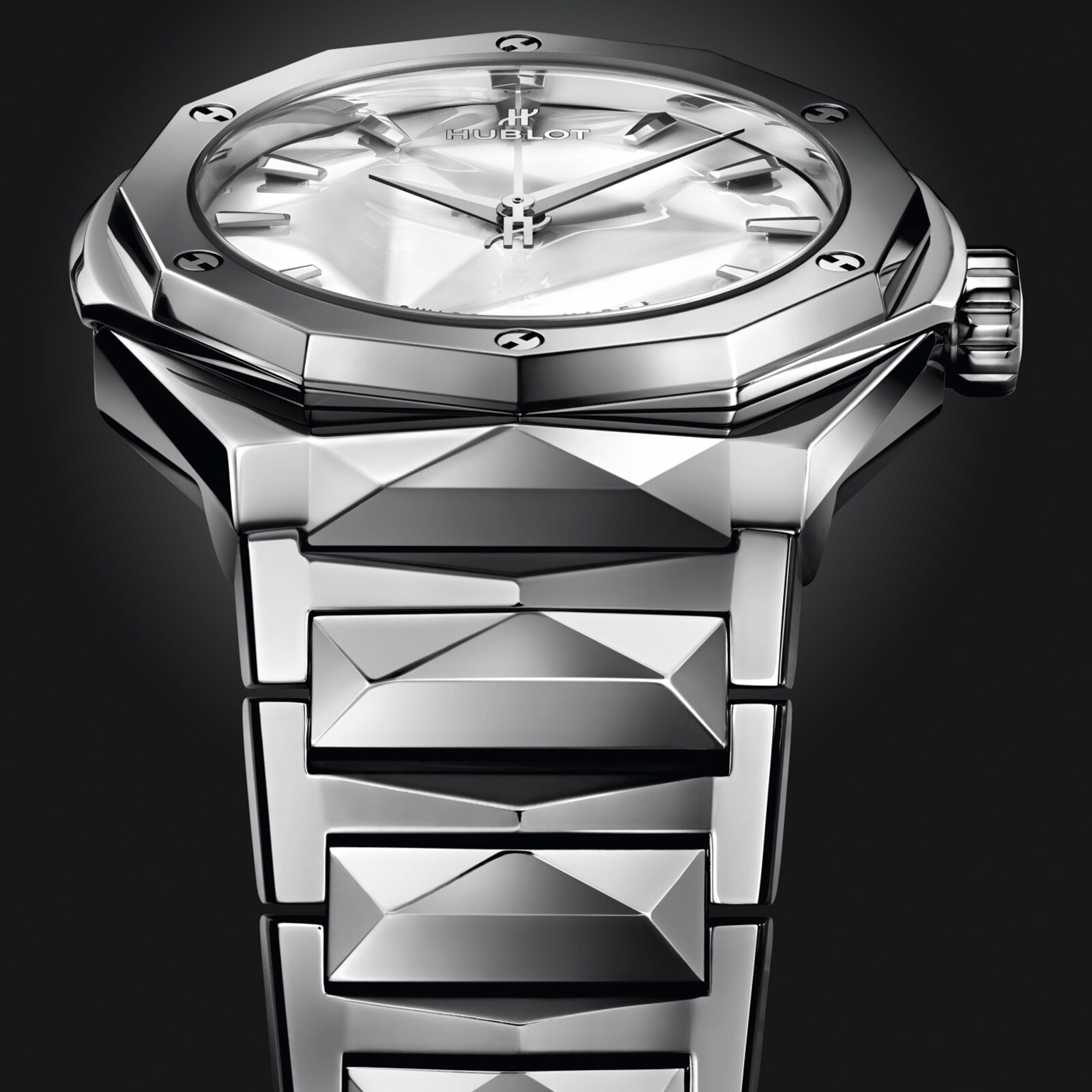 Hublot Classic Fusion Orlinski 40mm Titanium Automatic White Dial Watch - Image 3