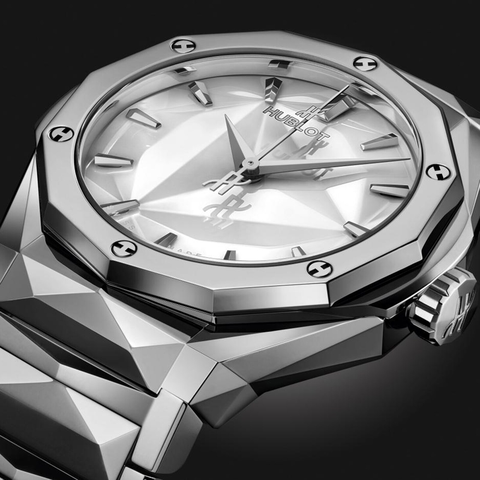 Hublot Classic Fusion Orlinski 40mm Titanium Automatic White Dial Watch - Image 4