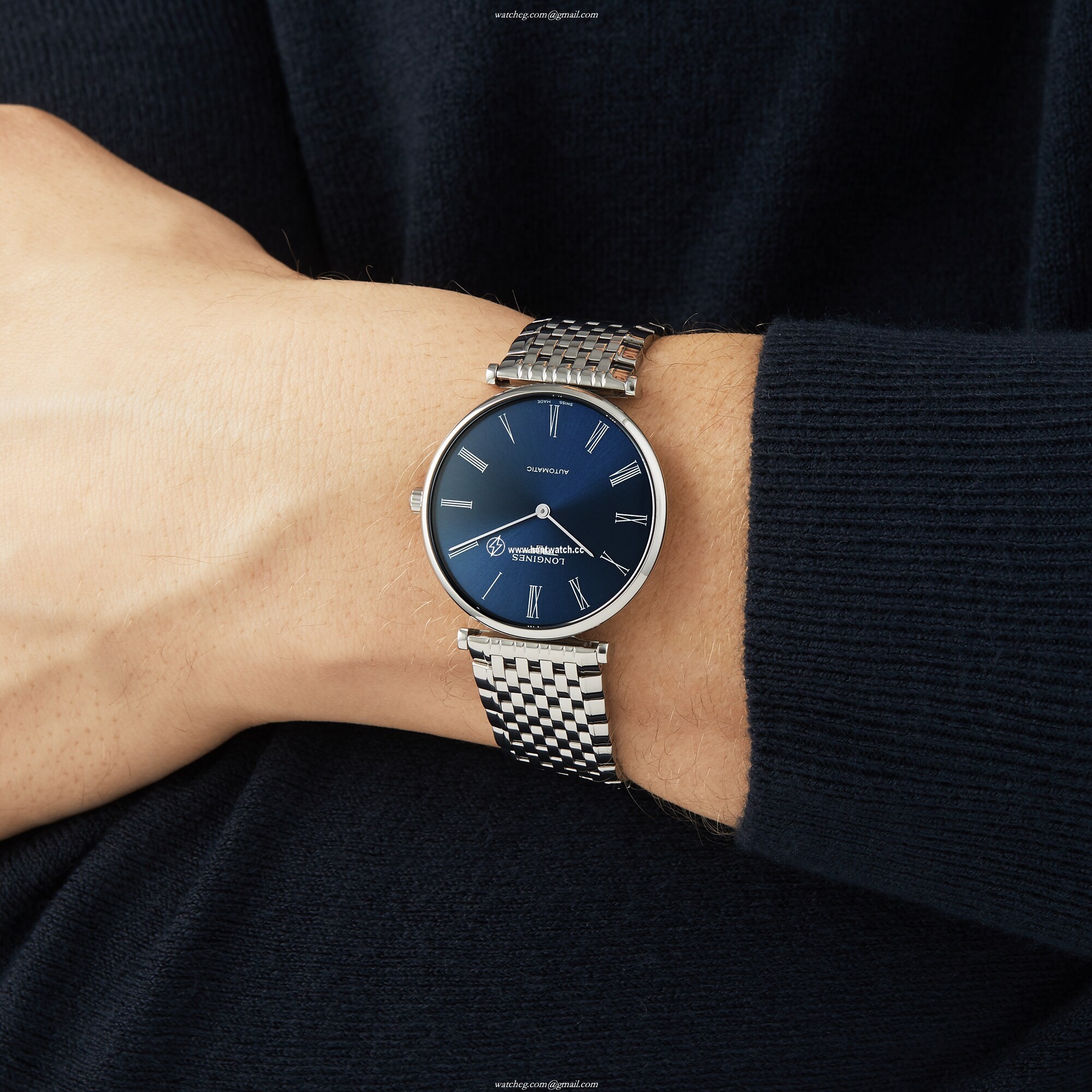 Longines La Grande Classique L49184946 | 38mm Automatic Blue Dial Watch - Image 2