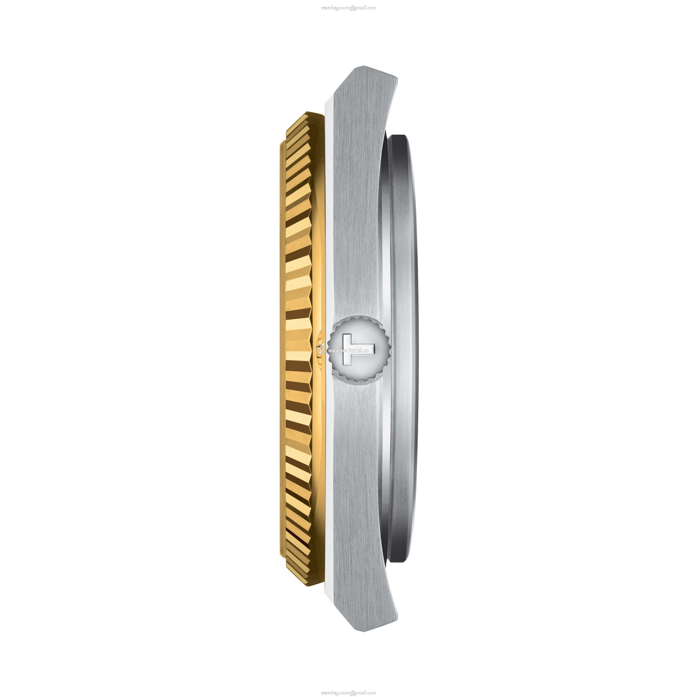 Tissot PRX Automatic Watch - 40mm Silver Dial - Stainless Steel & Gold - Image 2