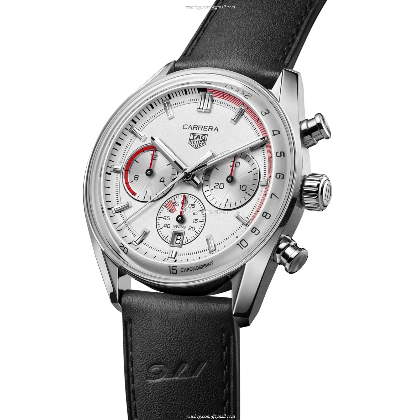 TAG Heuer Carrera Automatic Watch - 42mm Stainless Steel & White Dial - Image 2