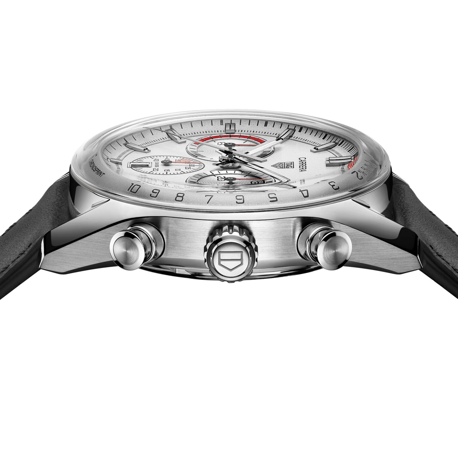 TAG Heuer Carrera Automatic Watch - 42mm Stainless Steel & White Dial - Image 4