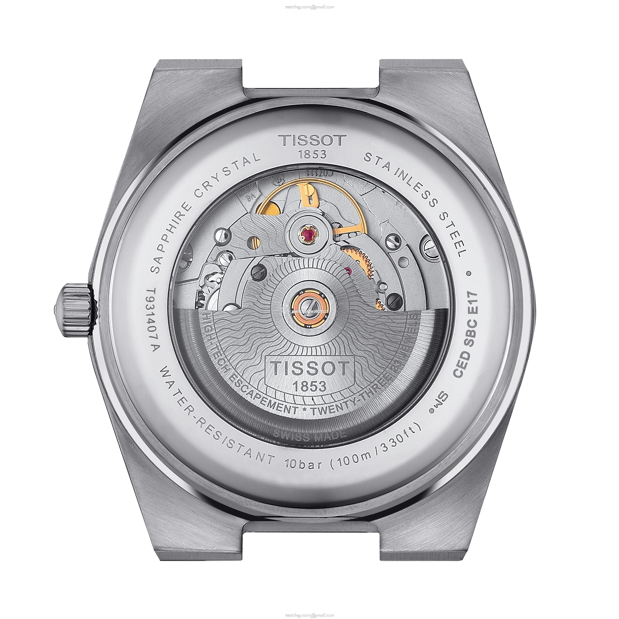 Tissot PRX Automatic Watch - 40mm Silver Dial | Stainless Steel & Rose Gold - Image 2