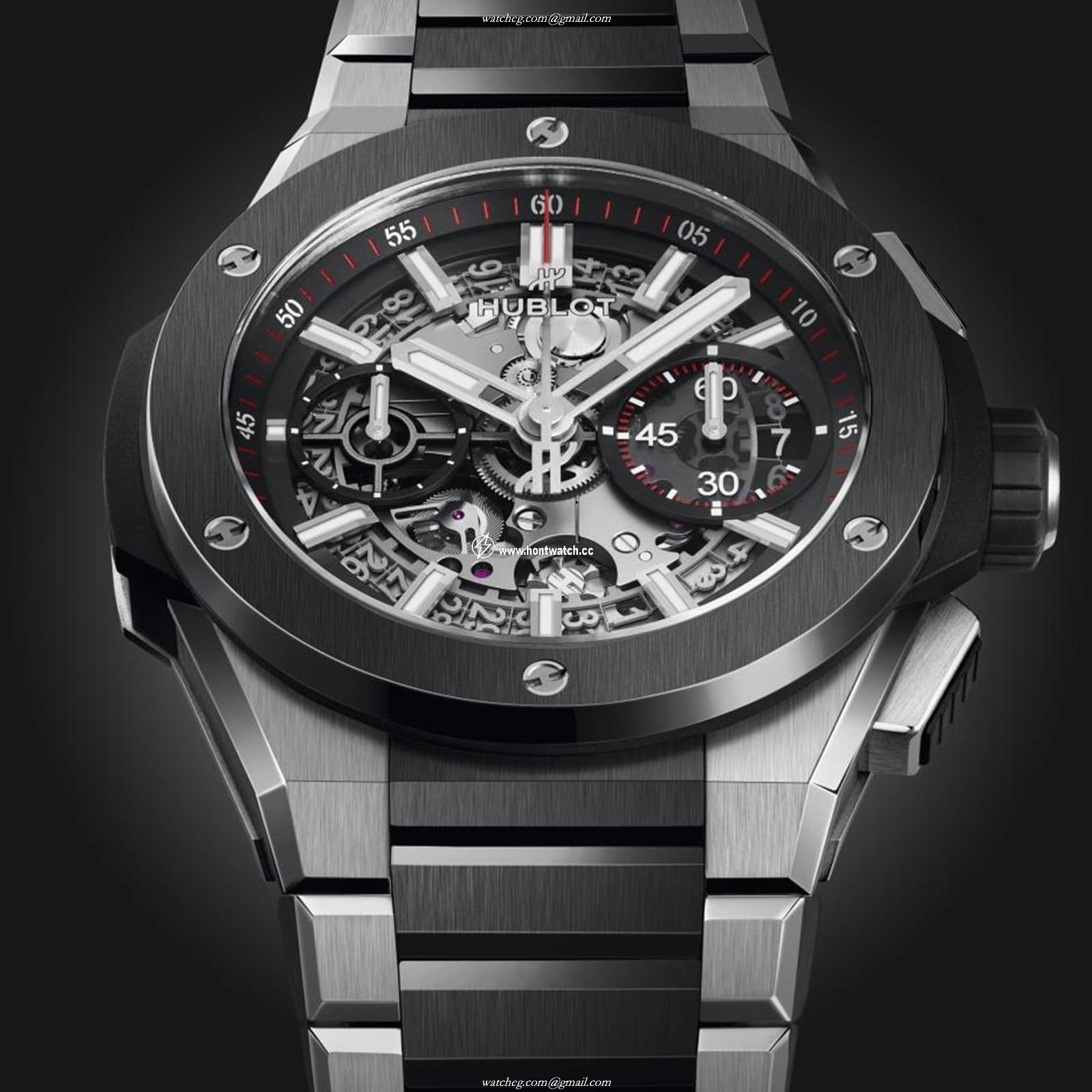 Hublot Big Bang 451.NM.1170.NM - 42mm Titanium Automatic Skeleton Watch - Image 2