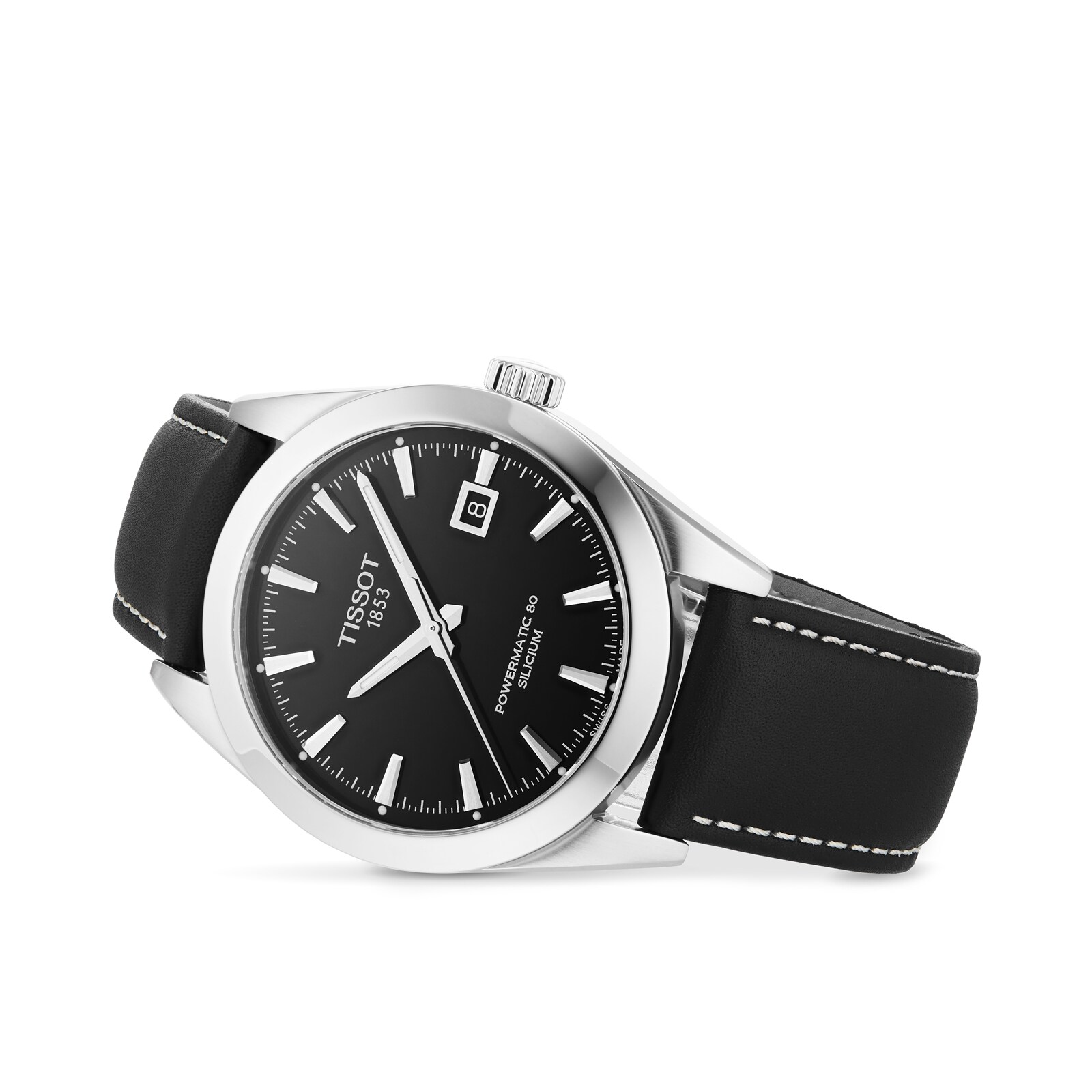 Tissot T-Classic Automatic Watch - 40mm Black Dial & Stainless Steel Case - Image 3