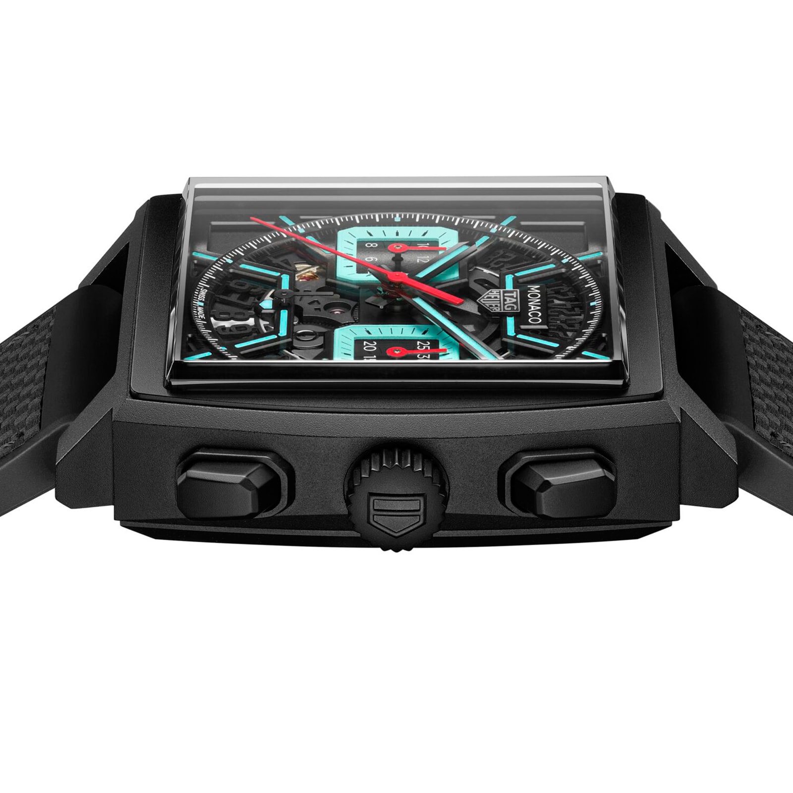 TAG Heuer Monaco CBL2184.FT6236 Titanium Automatic Watch - 39mm Black Dial - Image 4