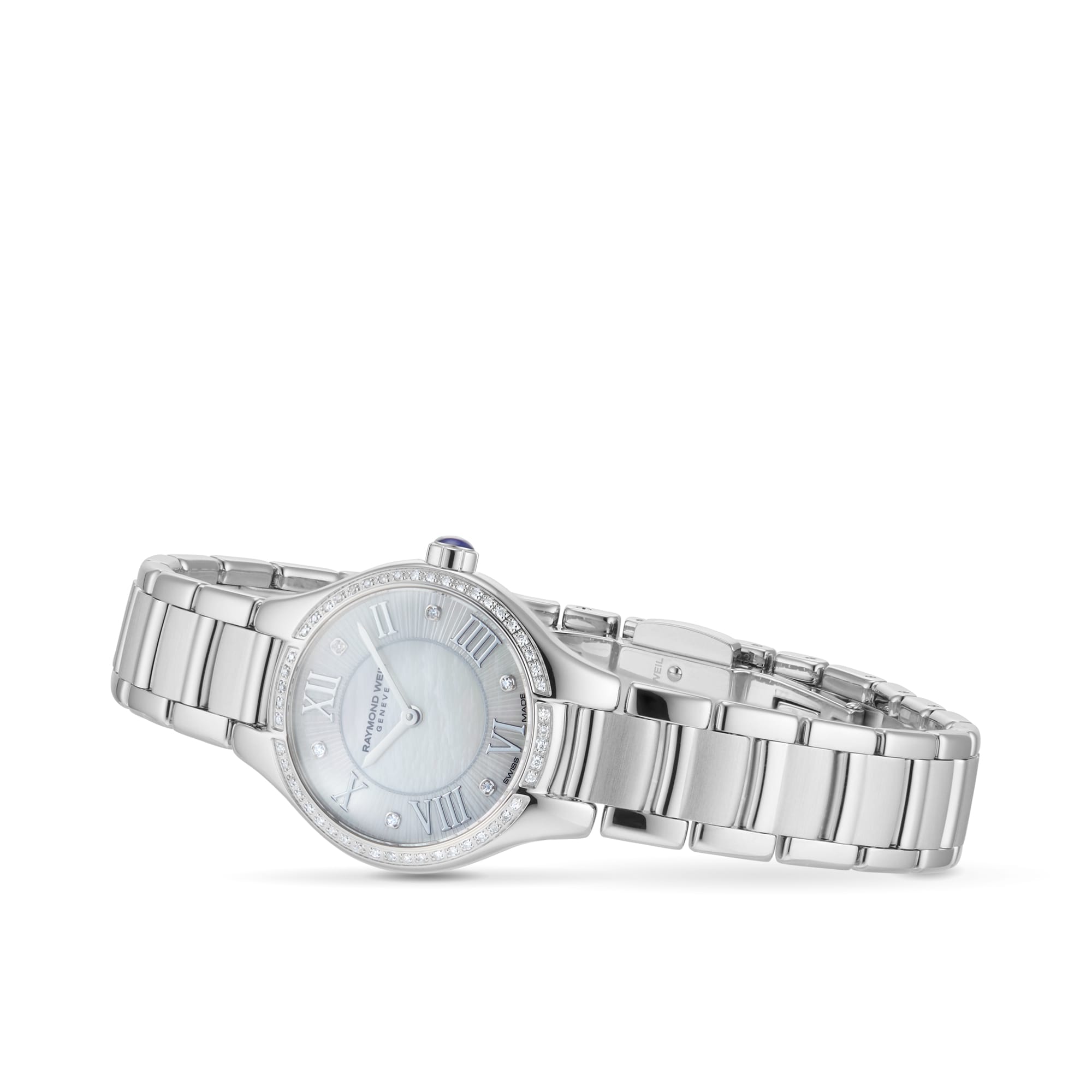 Raymond Weil Noemia 5124-S2S-00966 | Ladies White Dial Watch | 24mm Stainless Steel - Image 4