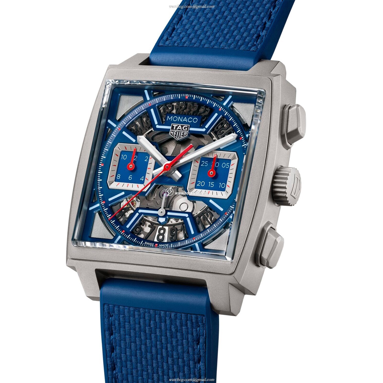 TAG Heuer Monaco CBL2182.FT6235 Titanium Automatic Blue Replica Watch | 39mm - Image 2