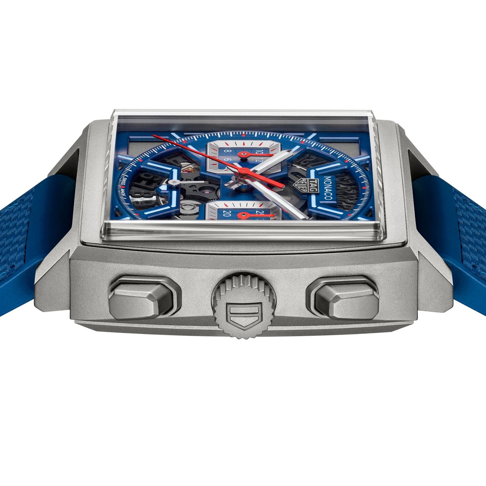 TAG Heuer Monaco CBL2182.FT6235 Titanium Automatic Blue Replica Watch | 39mm - Image 4