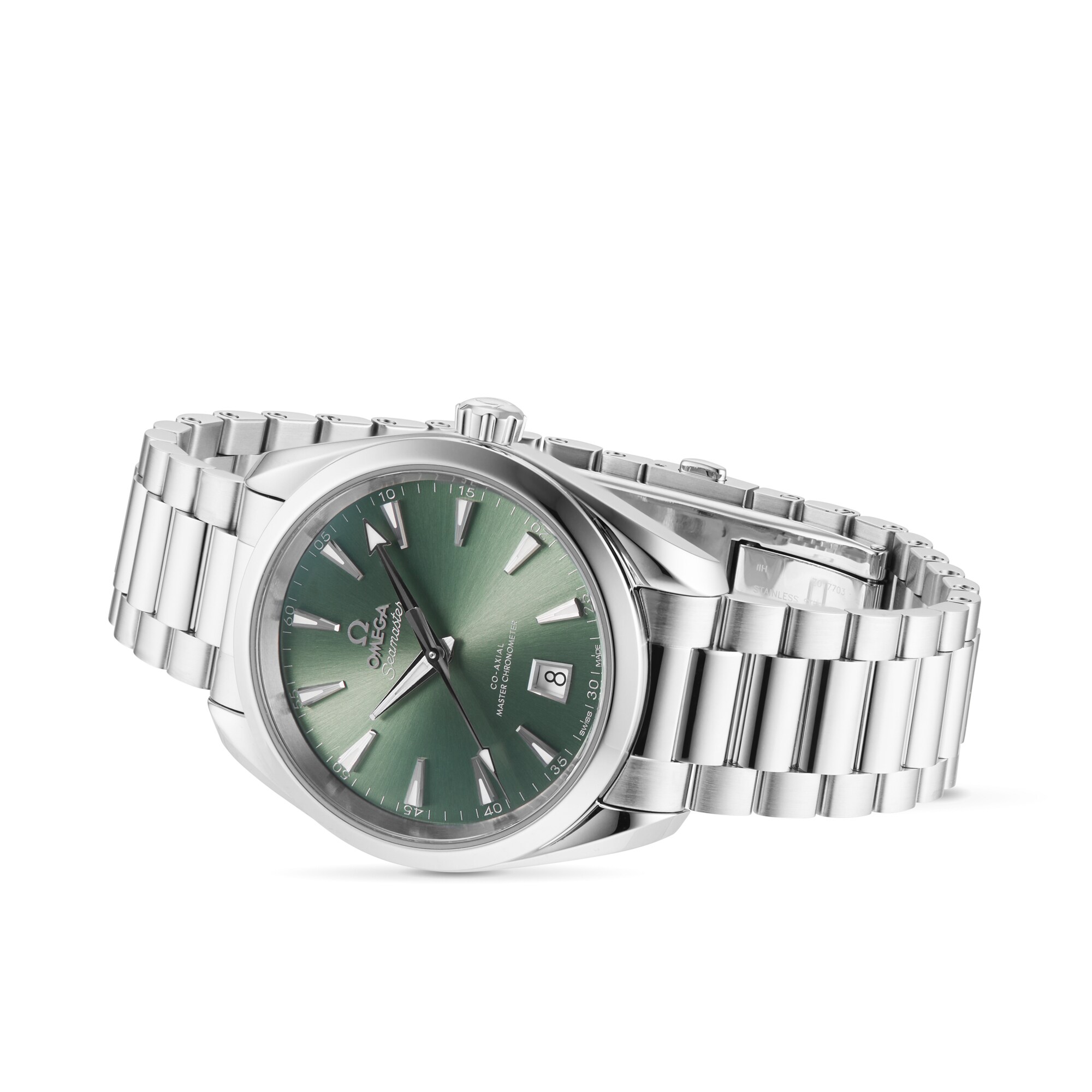 Omega Seamaster Aqua Terra 38mm Automatic Green Dial Stainless Steel Watch - Image 4