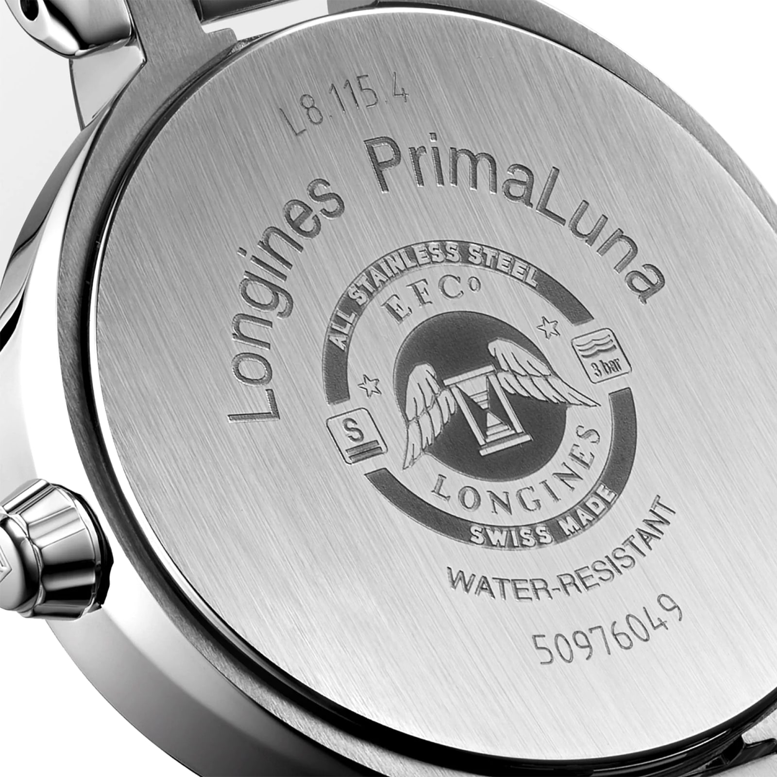 Longines Prima Luna L81154986 | Blue Dial | Diamond Markers | 30.5mm - Image 4
