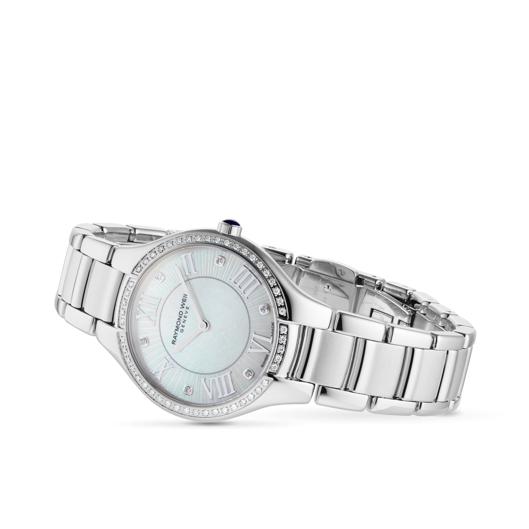 Raymond Weil Noemia 5132-S2S-00966 | Ladies White Dial Watch | 32mm Stainless Steel - Image 4