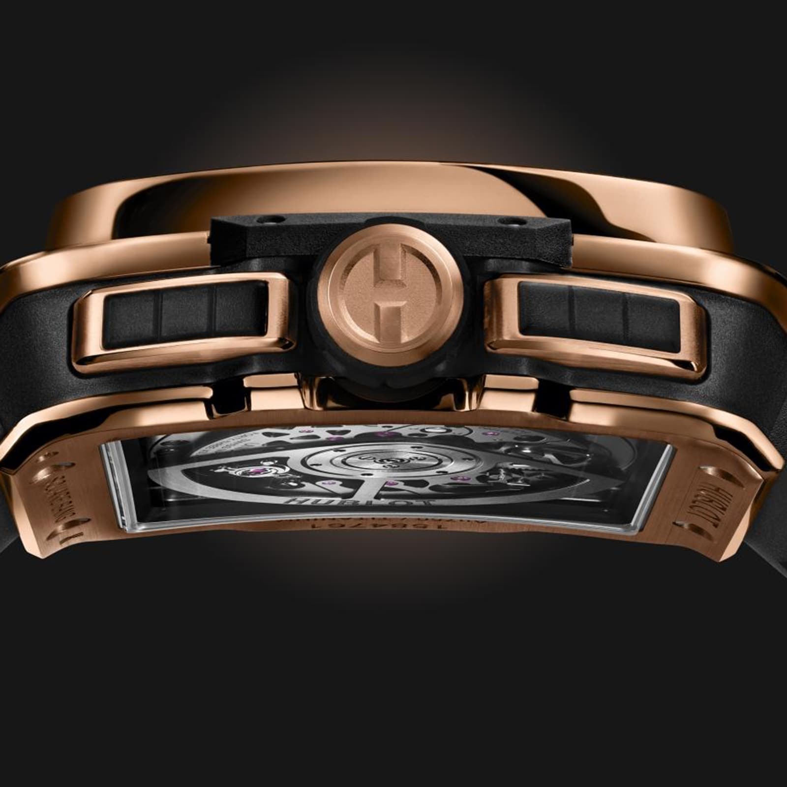 Hublot Square Bang 821.OX.0180.RX - 42mm 18ct Rose Gold Automatic Skeleton - Image 4