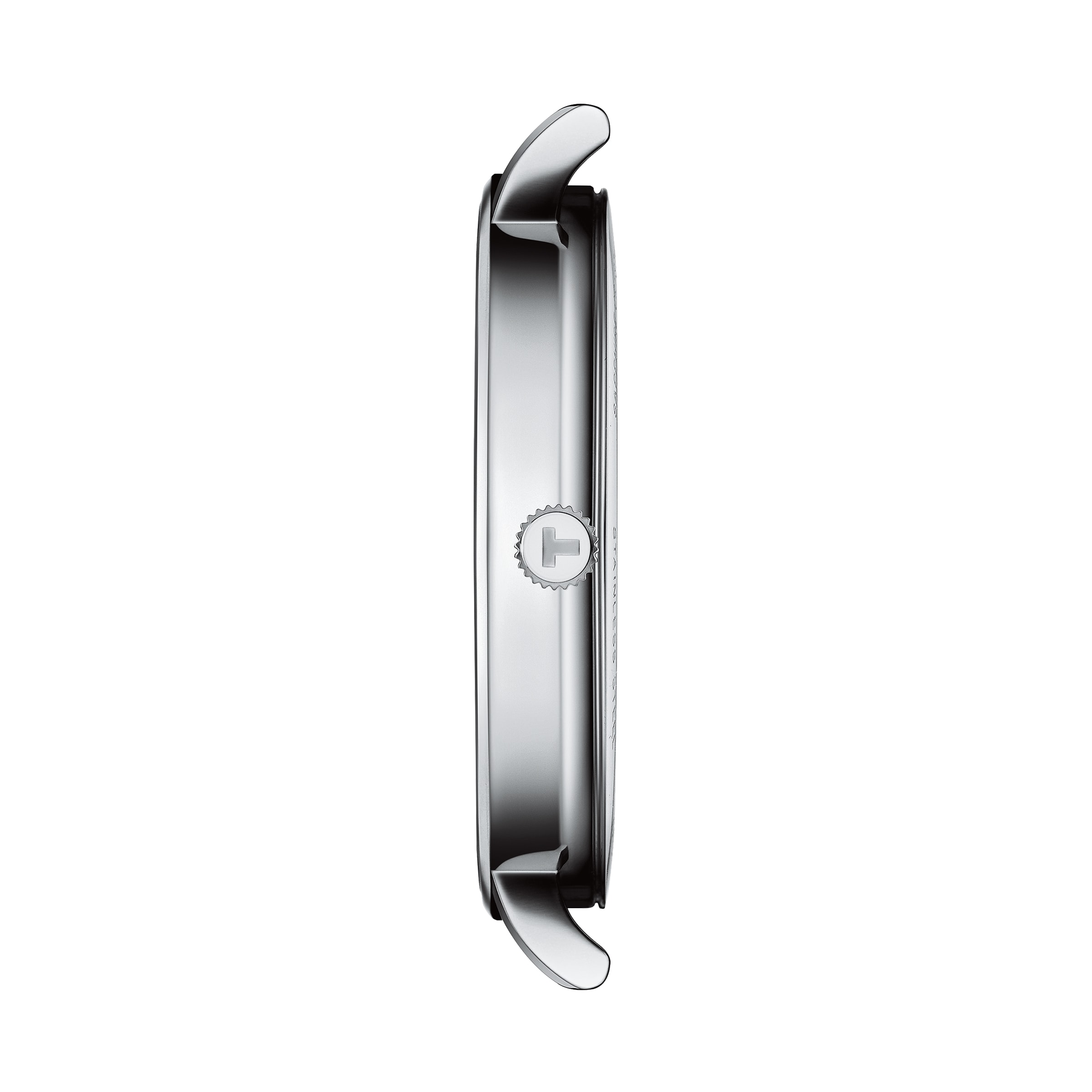 Tissot T-Classic 40mm White Dial Quartz Watch - Stainless Steel - Image 3