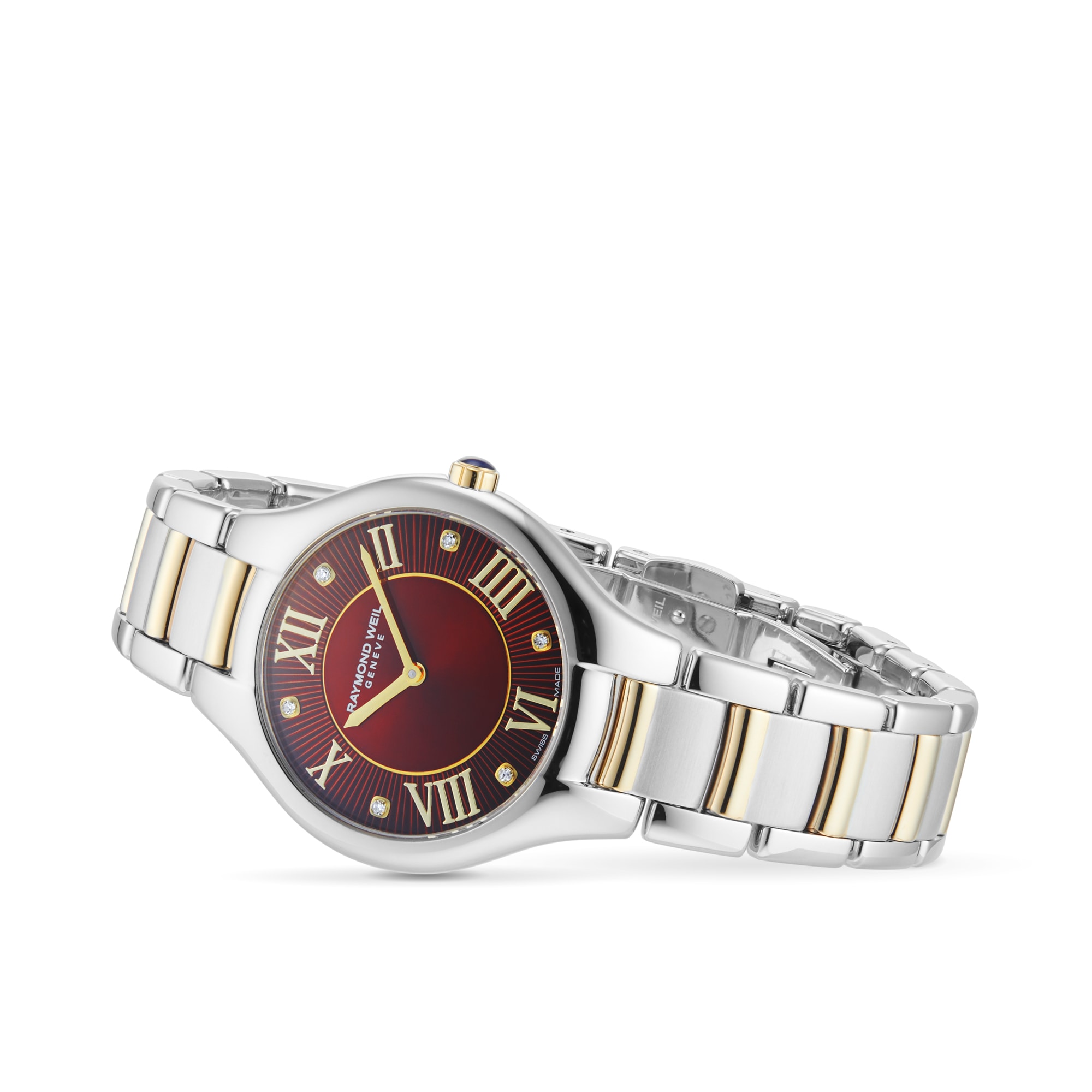 Raymond Weil Noemia 5132-STP-00456 | Red Dial | 32mm Stainless Steel - Image 4