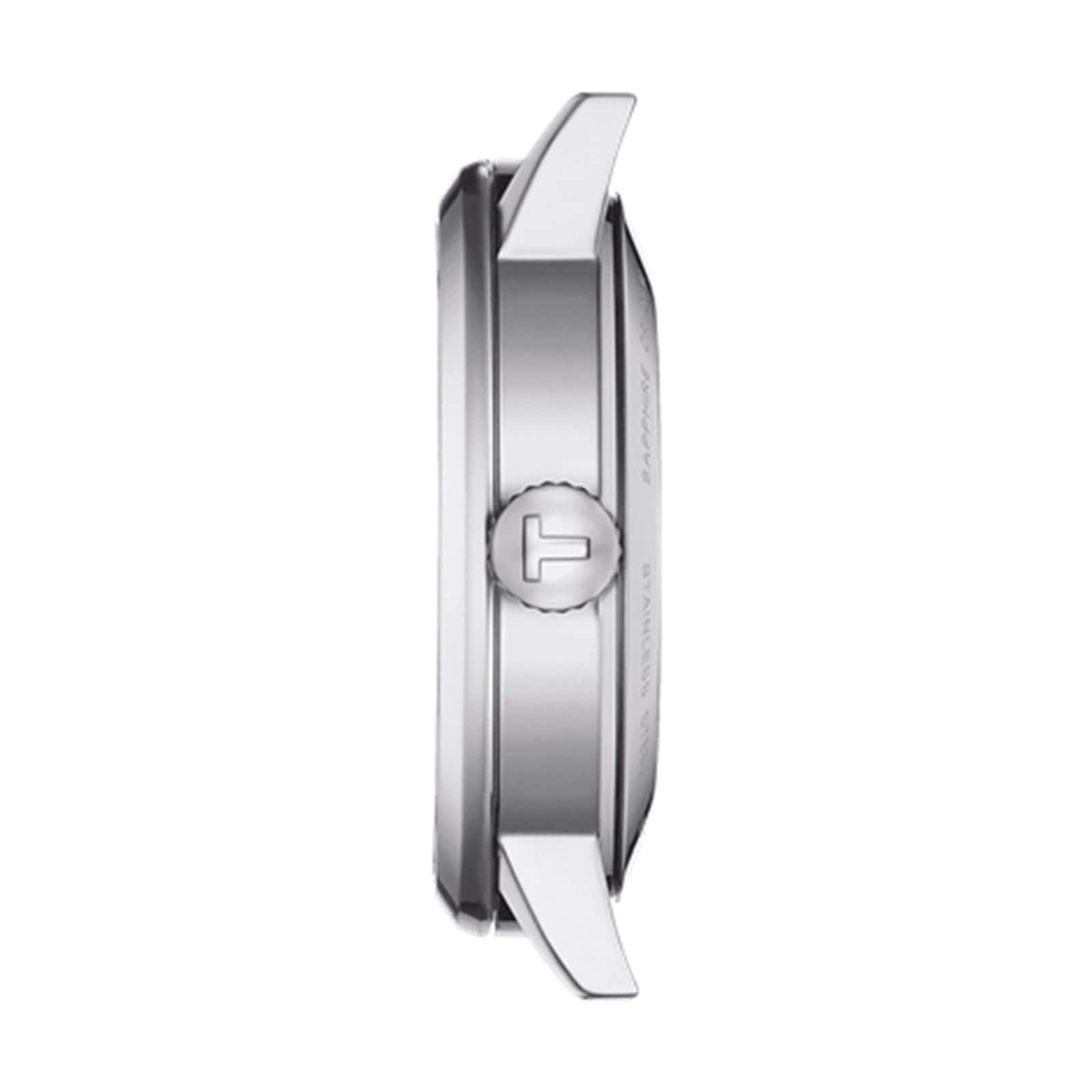 Tissot T-Classic Automatic Watch - 42mm Stainless Steel & Black Leather - Image 3
