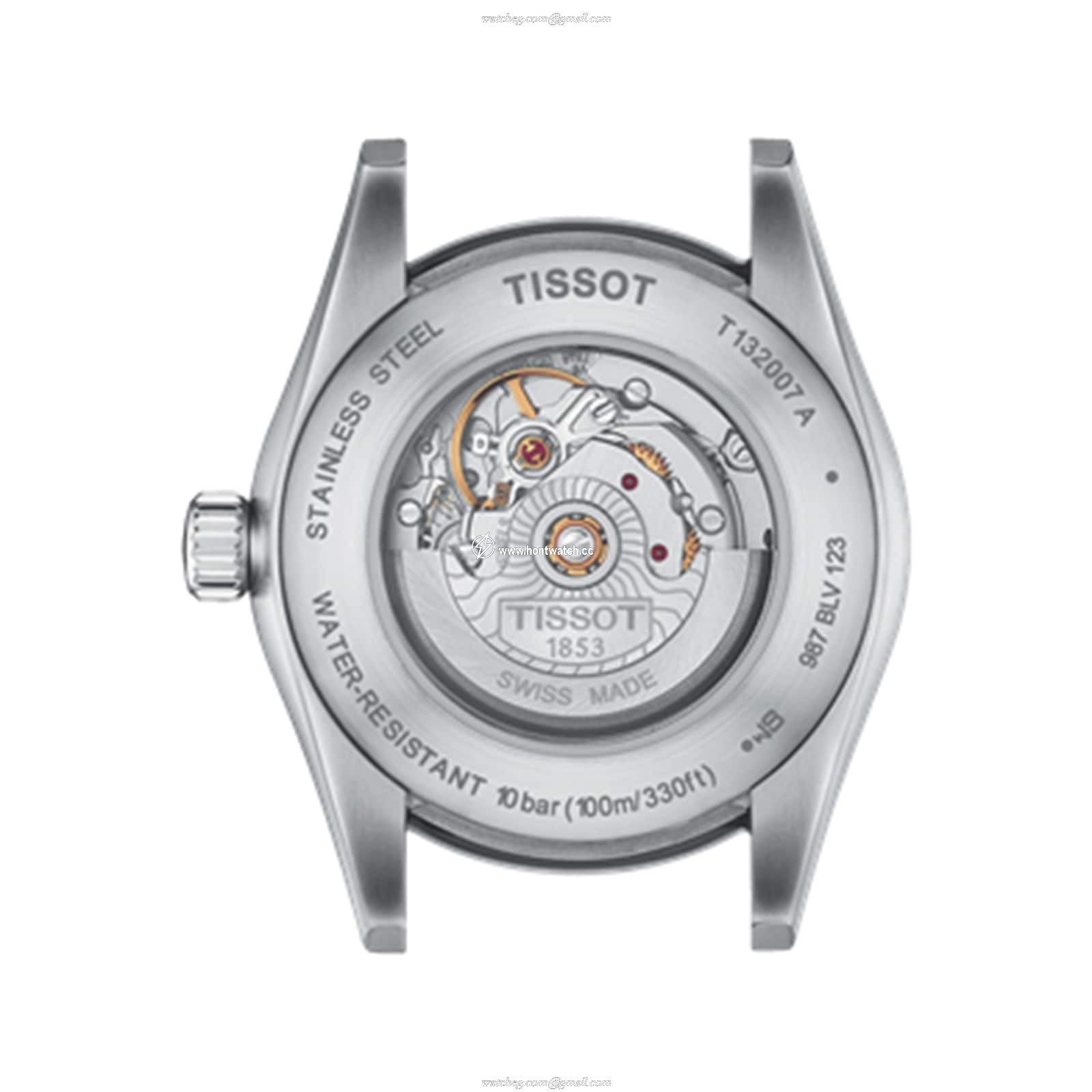 Tissot T-Classic Automatic Watch - Blue Dial & Diamond Markers | 29.5mm - Image 2