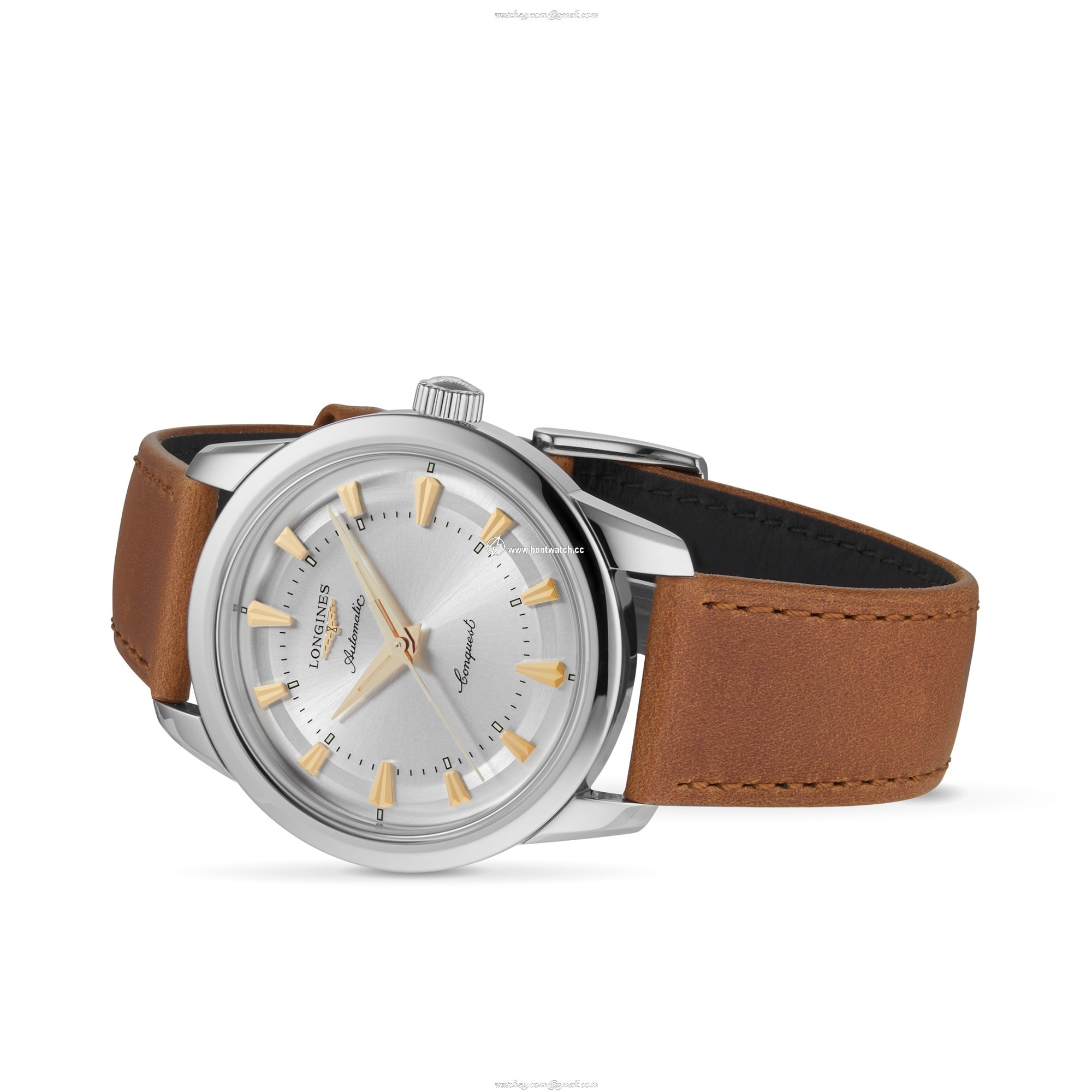 Longines Conquest Automatic Watch - 38mm Stainless Steel & Silver Dial - Image 2