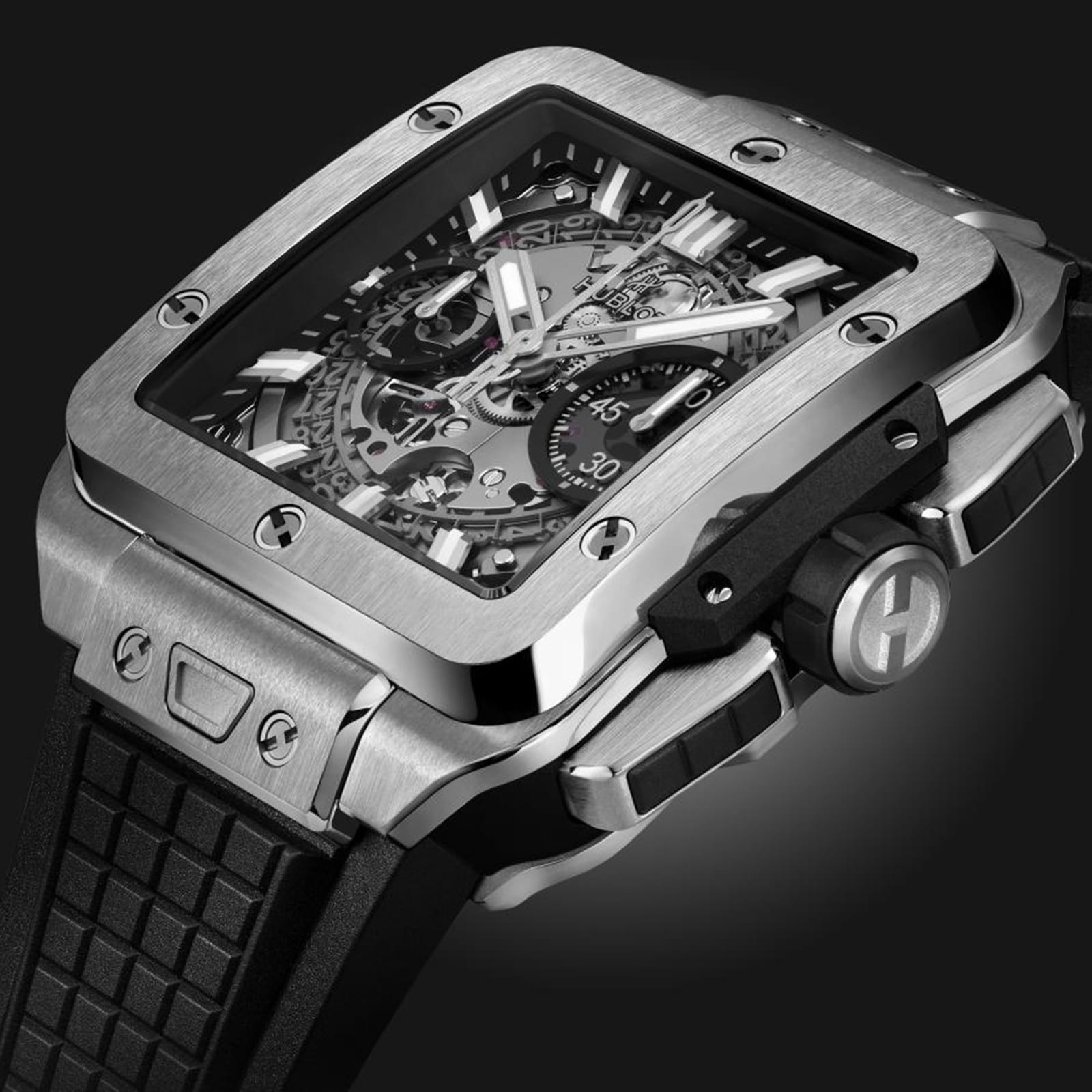 Hublot Square Bang 821.NX.0170.RX - 42mm Titanium Automatic Skeleton Watch - Image 3