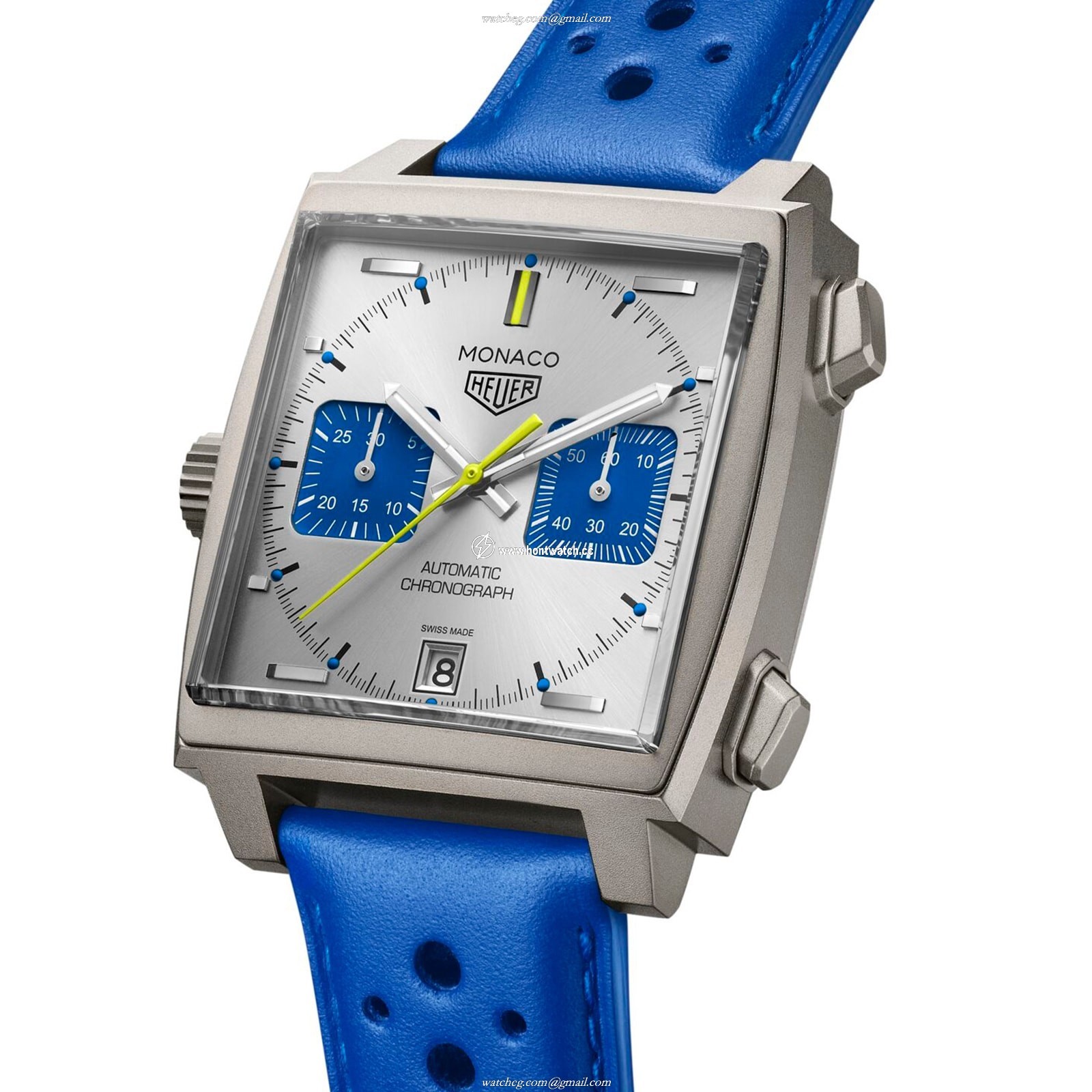 TAG Heuer Monaco CAW218C.FC6548 - Titanium Automatic Silver Dial - 39mm - Image 2