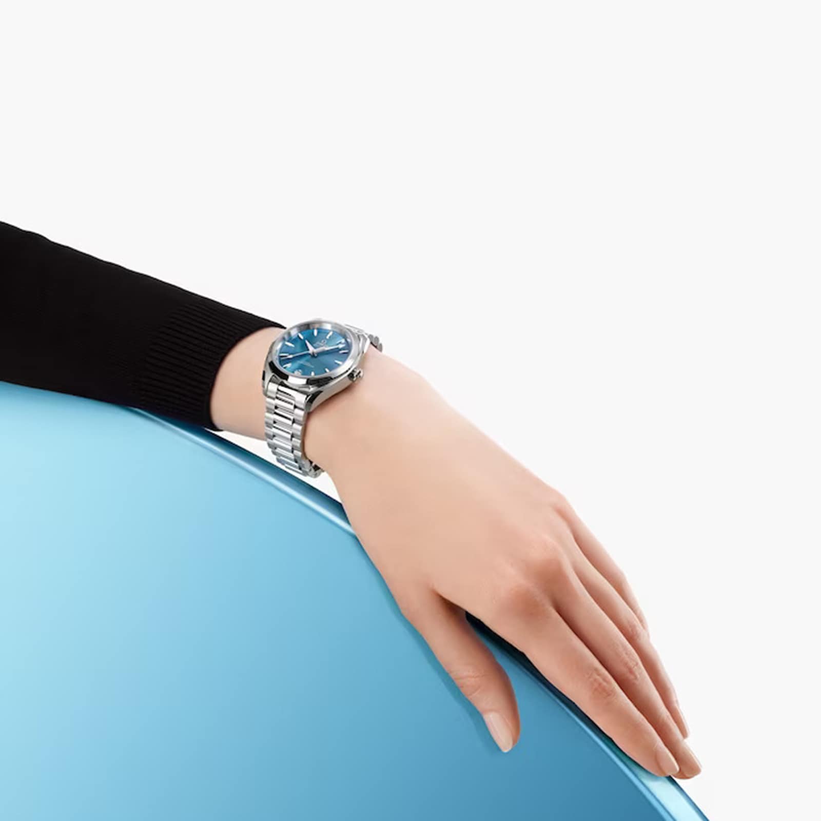 Omega Seamaster Aqua Terra 34mm Blue Dial Automatic Watch | Stainless Steel - Image 3