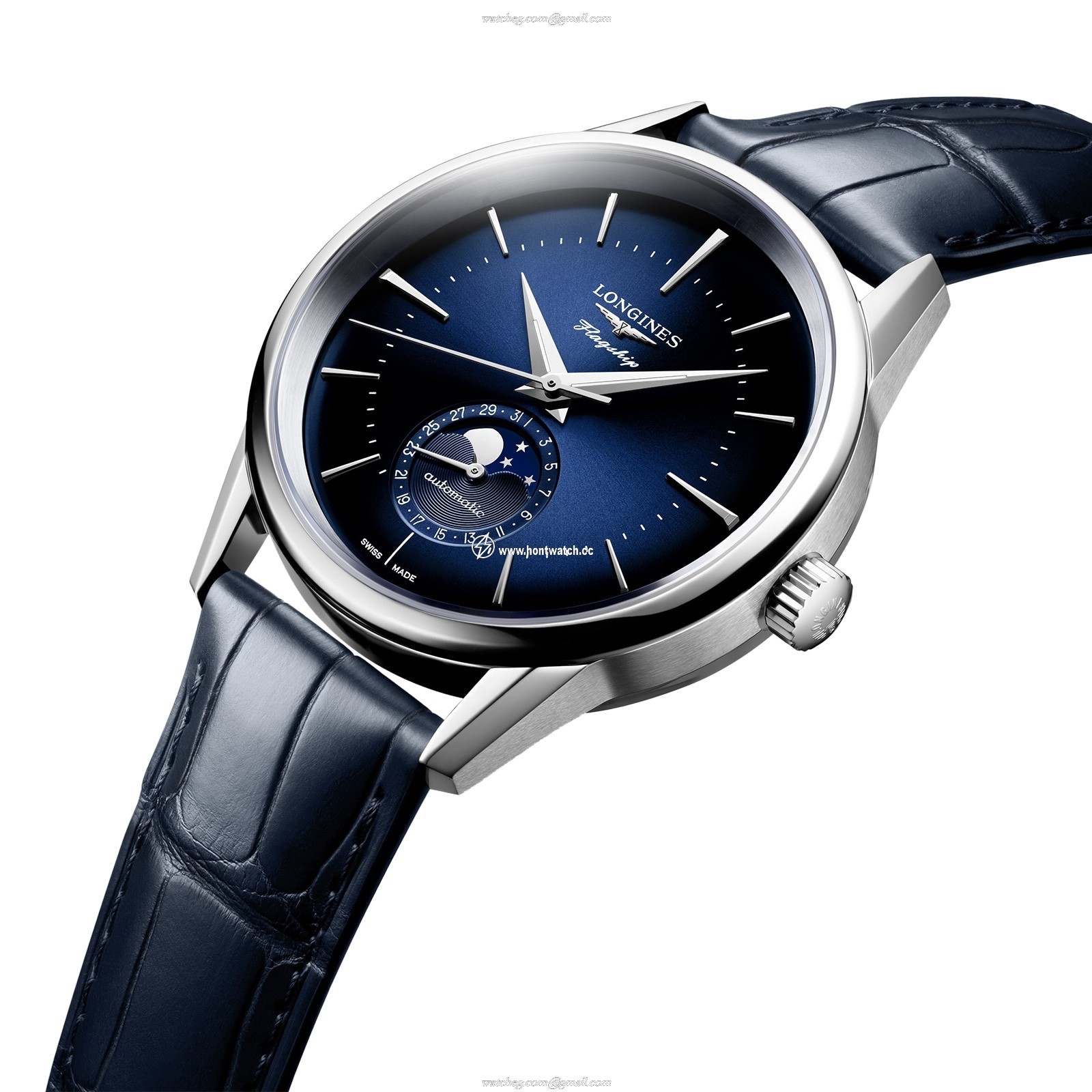 Longines L48154922 Automatic Watch - Blue Dial | Stainless Steel | 38.5mm - Image 2