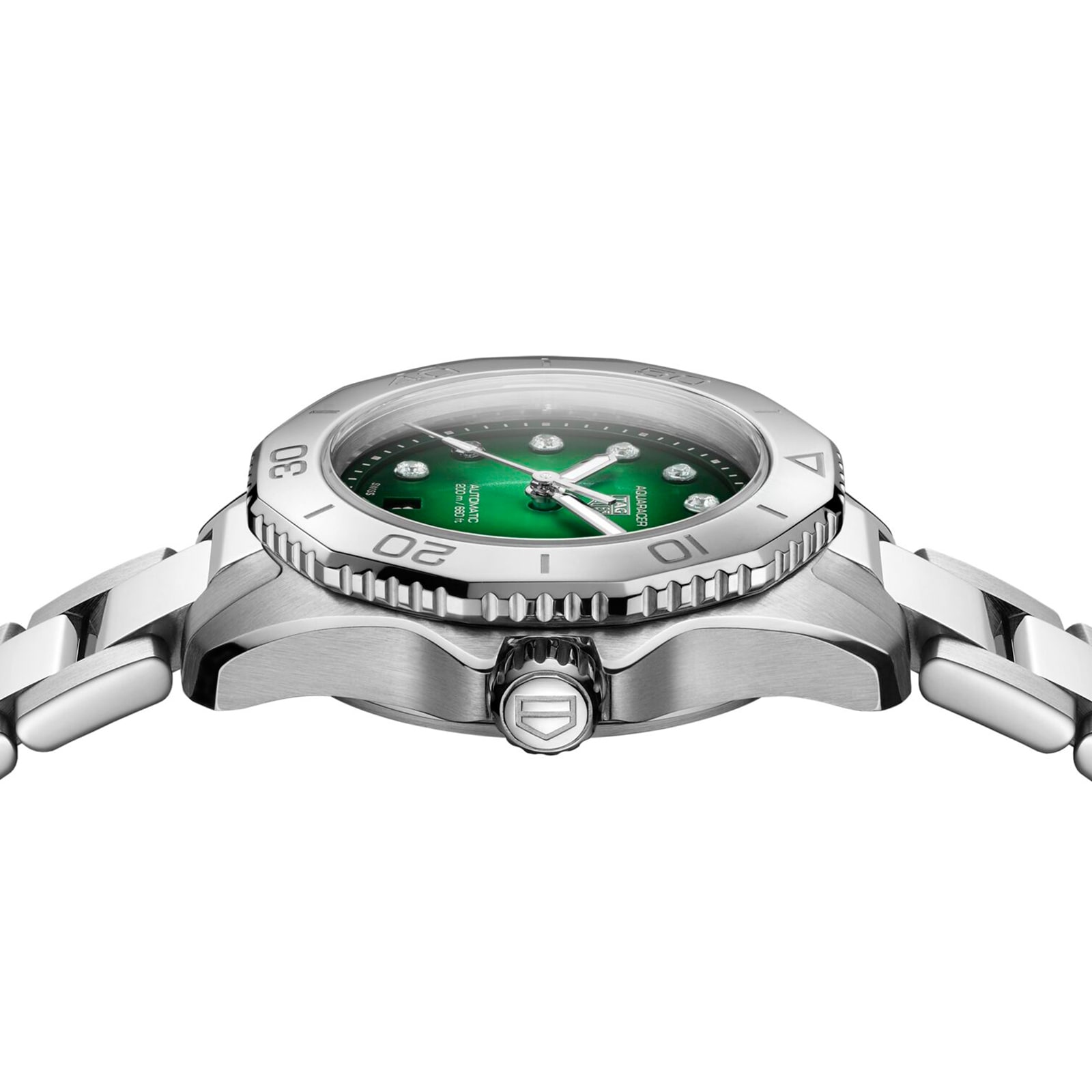 TAG Heuer Aquaracer WBP2415.BA0622 | 30mm Green Dial | Automatic - Image 4