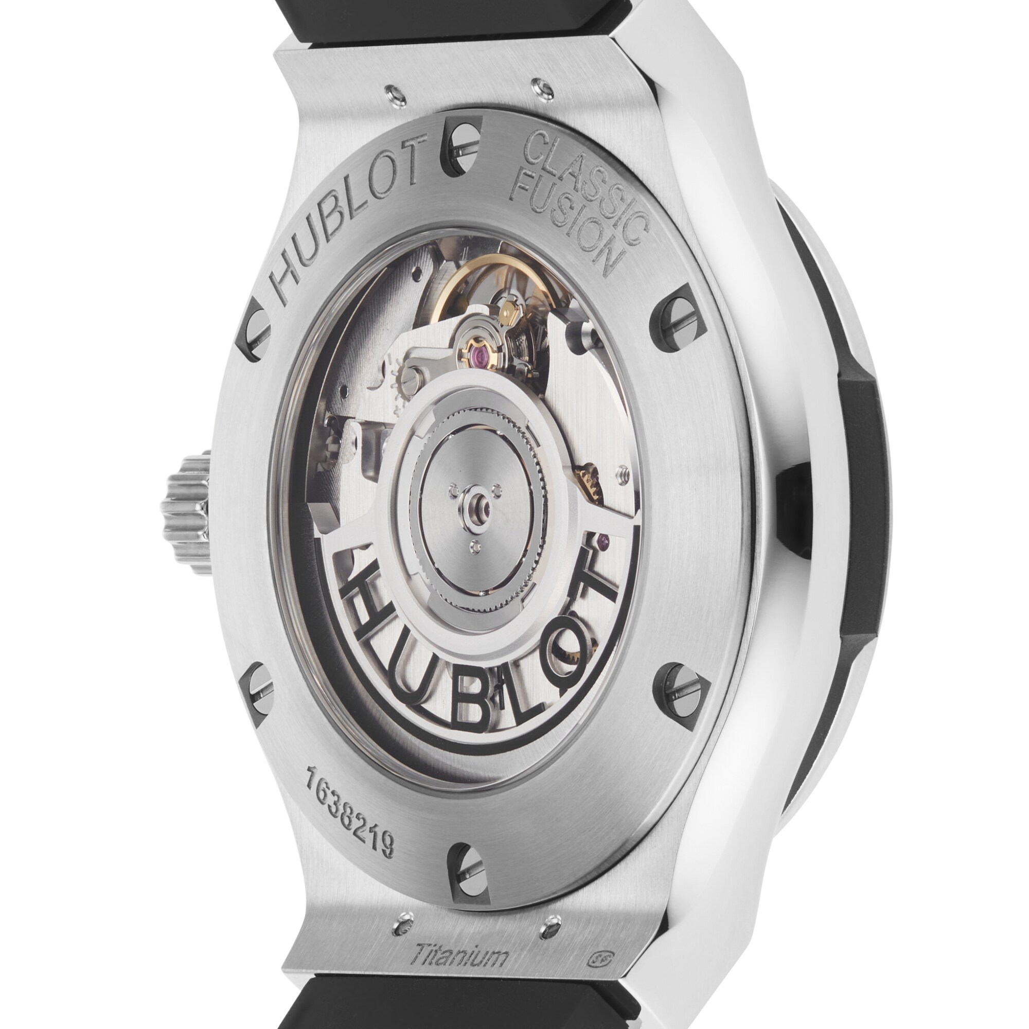 Hublot Classic Fusion Titanium Automatic Watch - 38mm Black Dial - Image 4