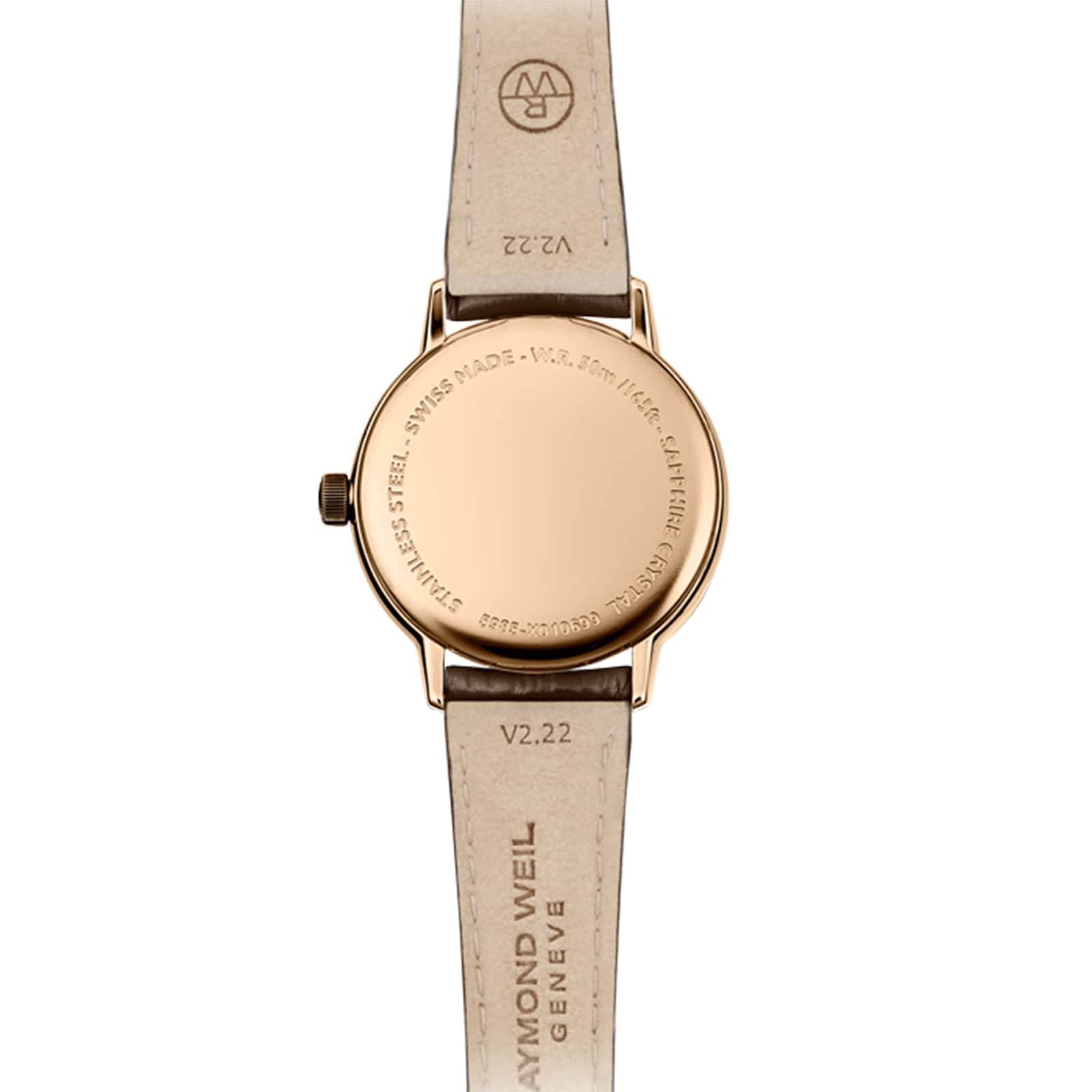 Raymond Weil Toccata Ladies Watch | Pink Dial | Rose Gold & Steel - Image 3