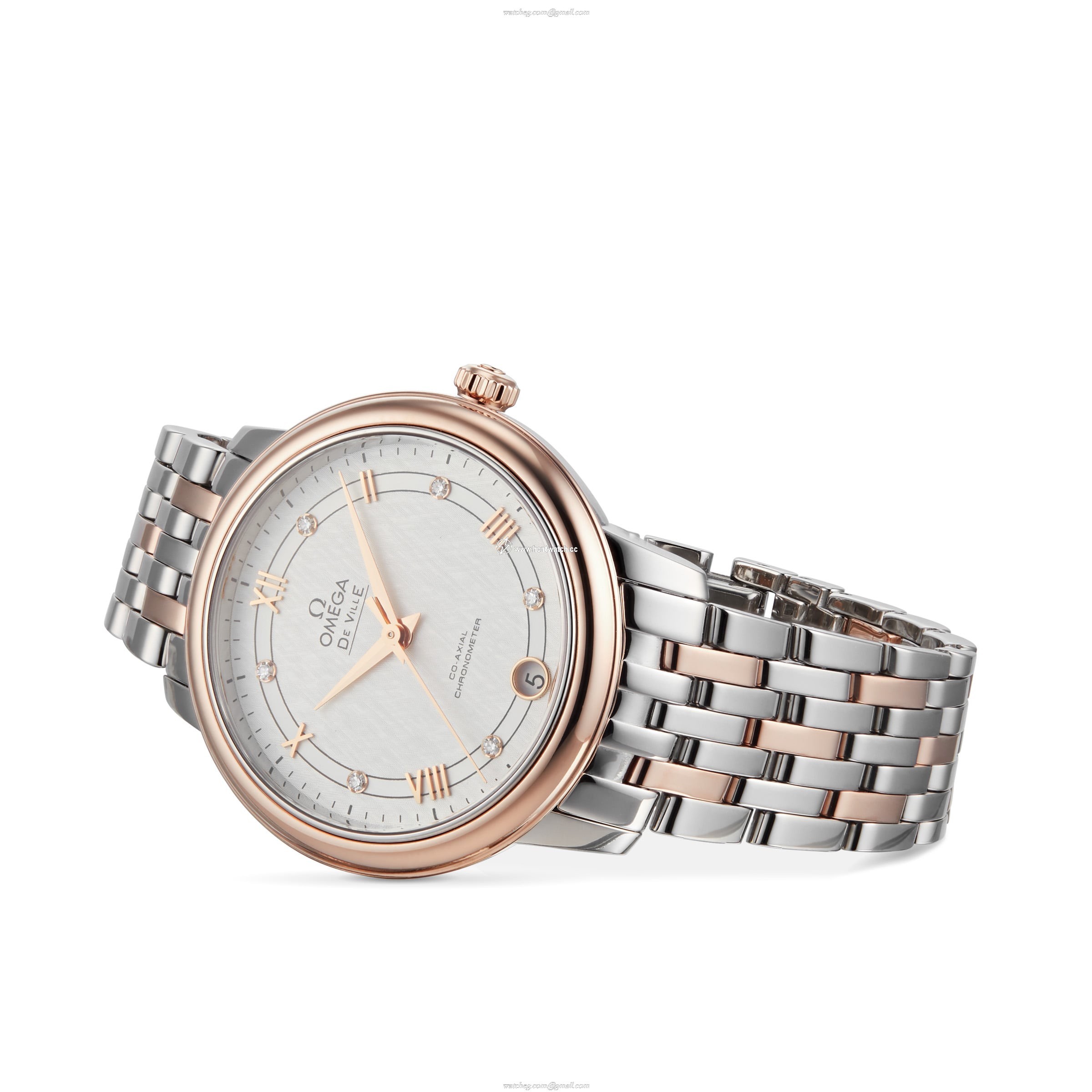 Omega De Ville Prestige | 32.5mm Stainless Steel & Rose Gold | Automatic - Image 2
