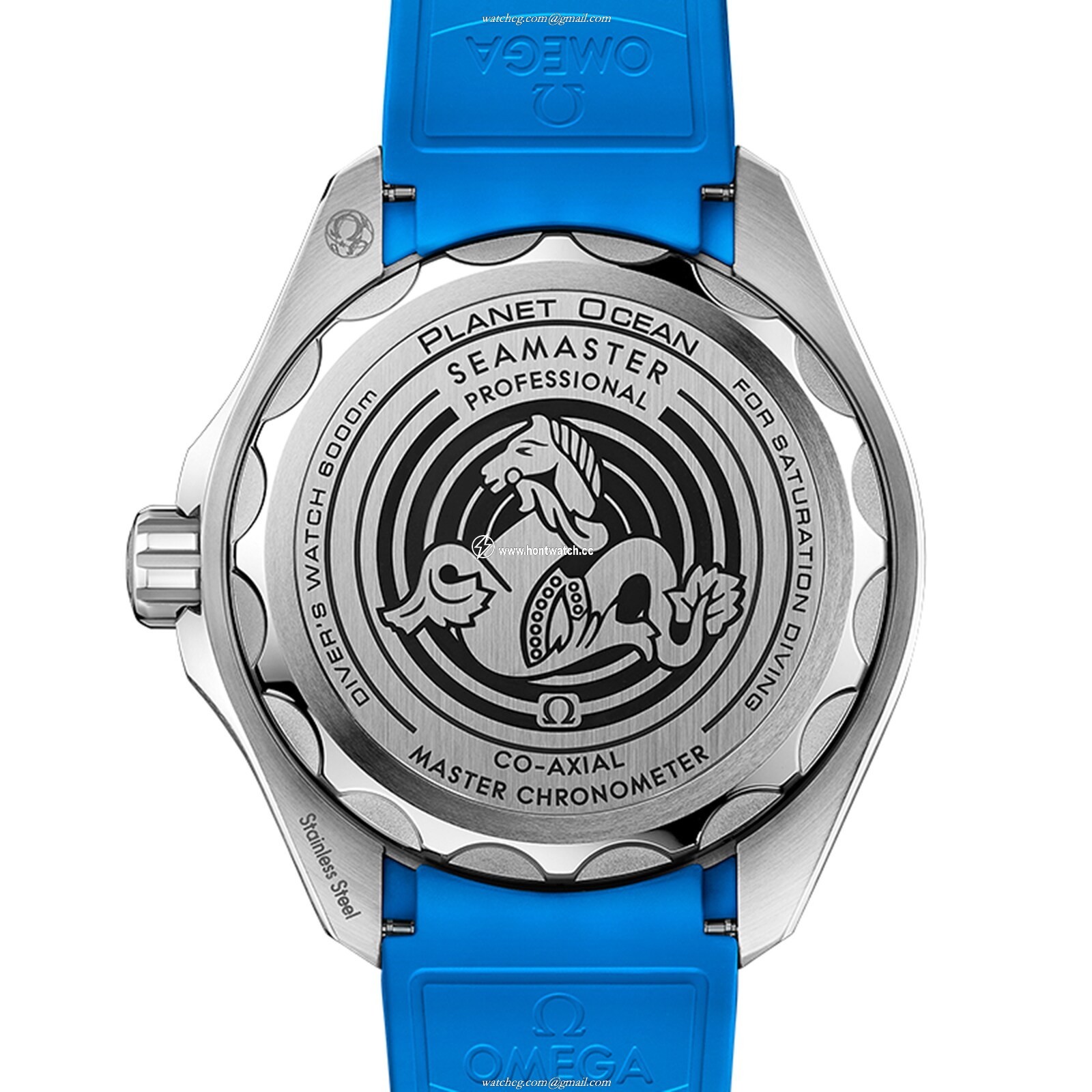 Omega Planet Ocean 45.5mm Automatic Black Dial Replica Watch | Stainless Steel - Image 2