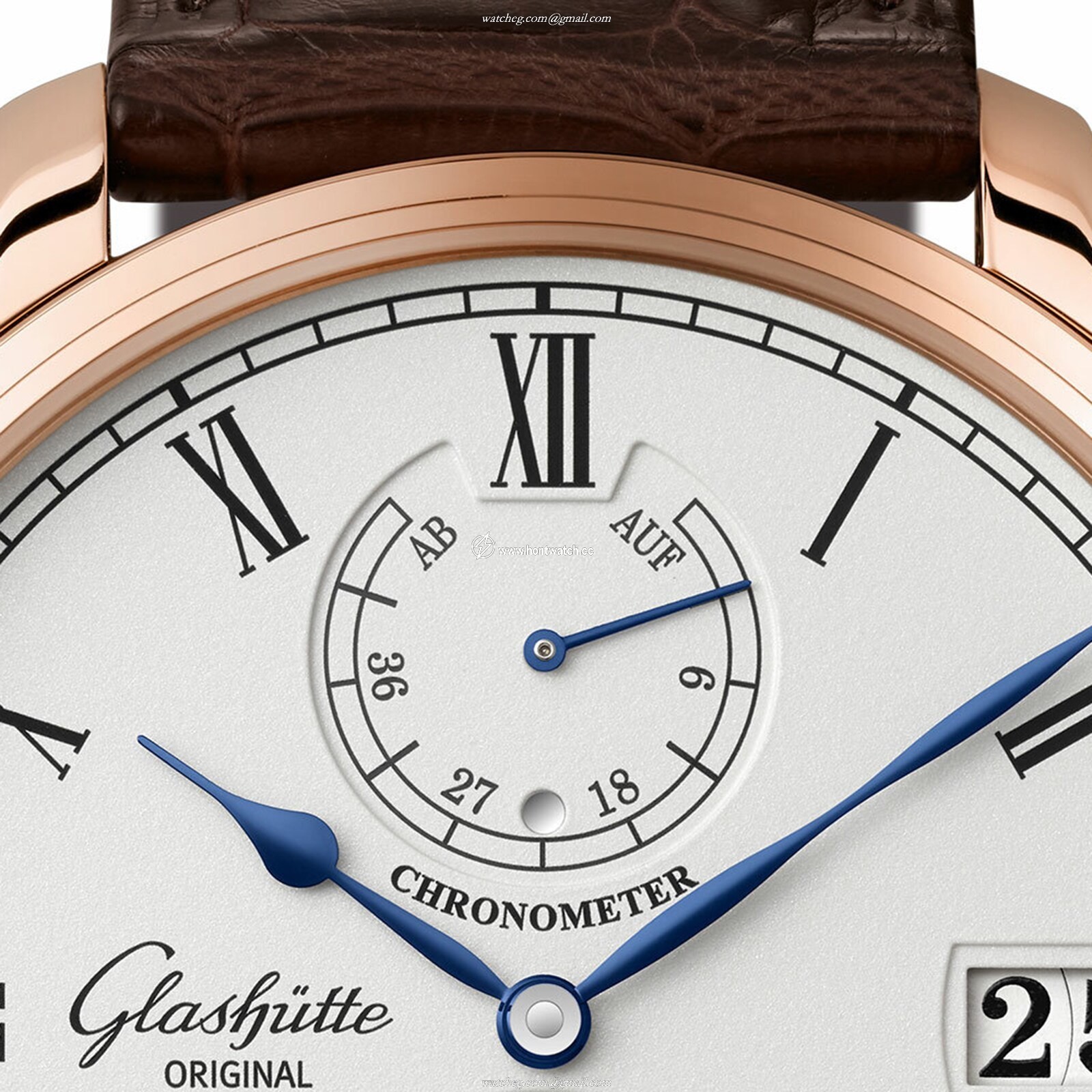 Glashuette Original Senator 1-58-01-02-05-30 | 18ct Rose Gold Manual Winding - Image 2