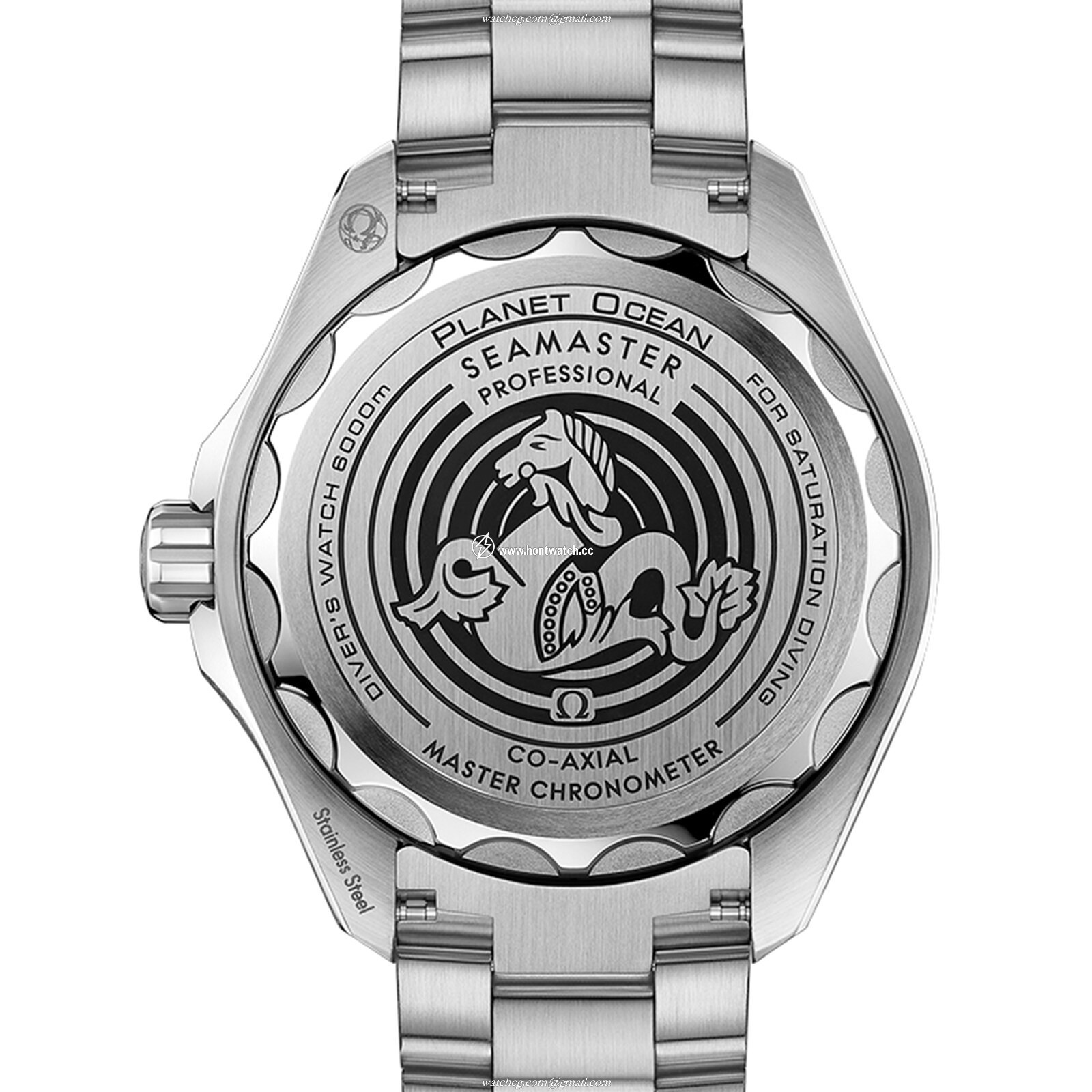 Omega Planet Ocean 45.5mm Automatic Grey Dial Replica Watch | Stainless Steel - Image 2