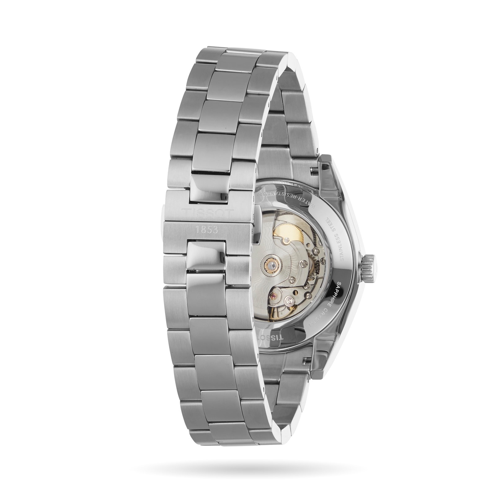 Tissot T-Gold Automatic Watch - 40mm Silver Dial - Stainless Steel & 18K Gold - Image 3