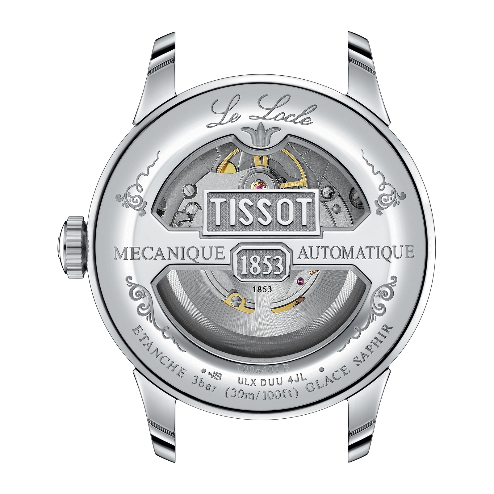 Tissot Le Locle Automatic Watch - Silver Dial 39mm - Stainless Steel - Image 3
