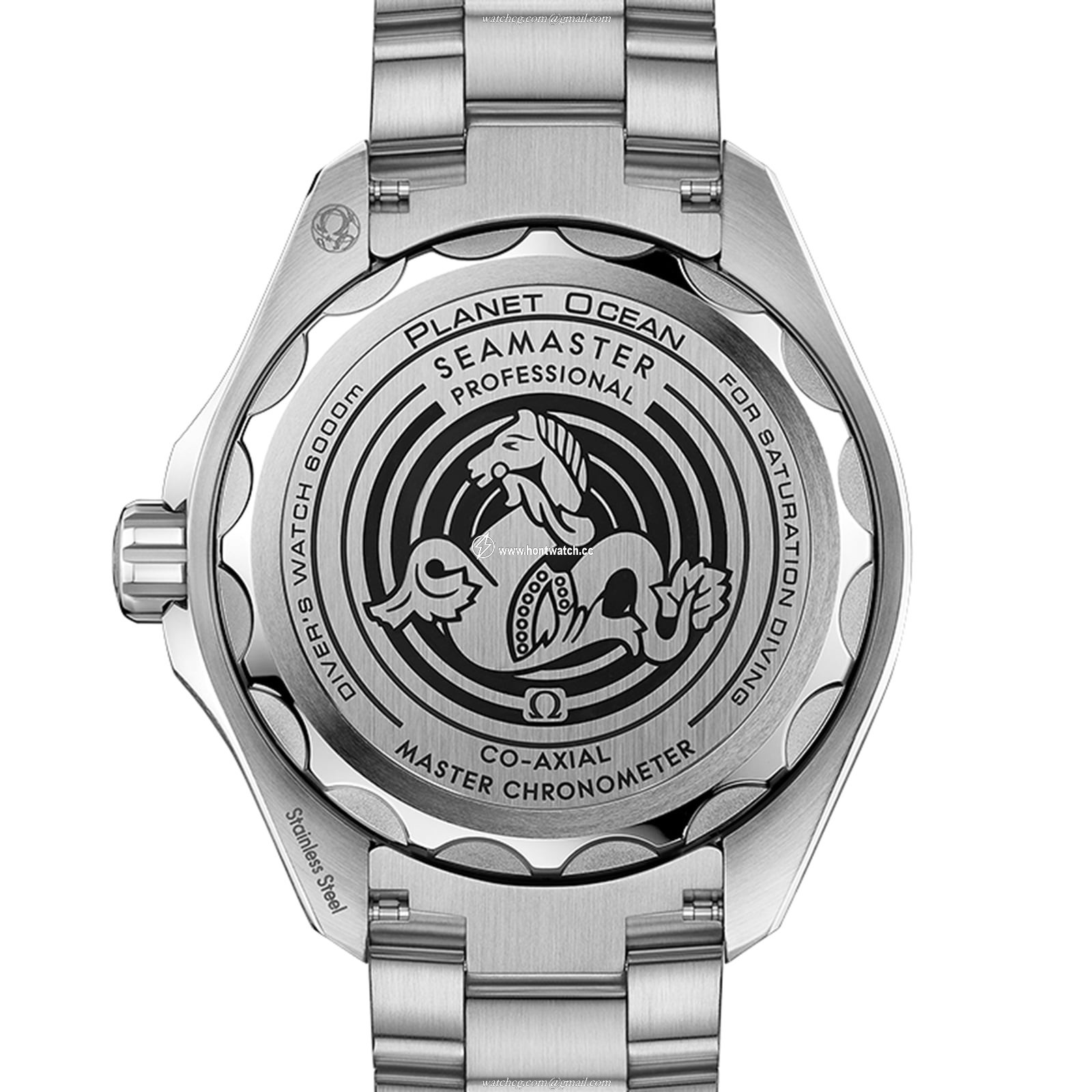 Omega Planet Ocean 45.5mm Automatic Black Dial Replica Watch | Stainless Steel - Image 2