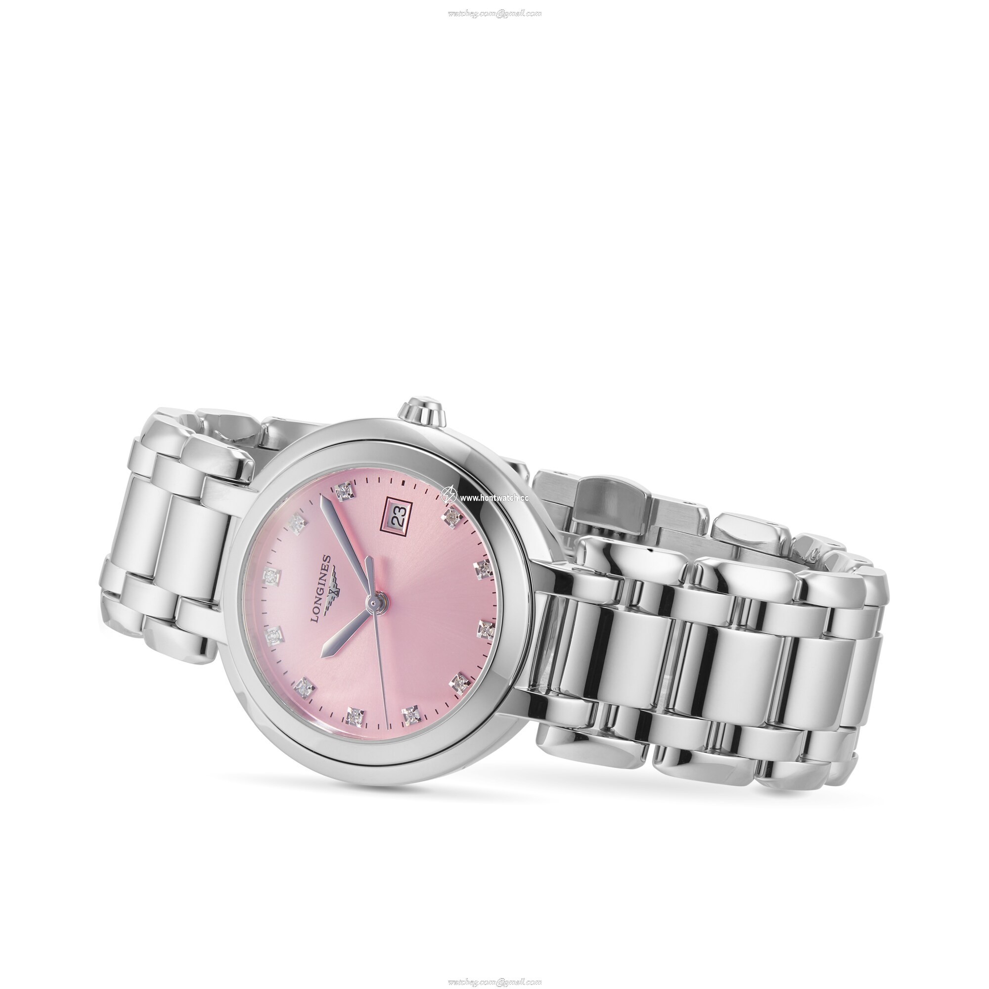 Longines Prima Luna L81224996 | 30mm Pink Dial | Stainless Steel Quartz Watch - Image 2