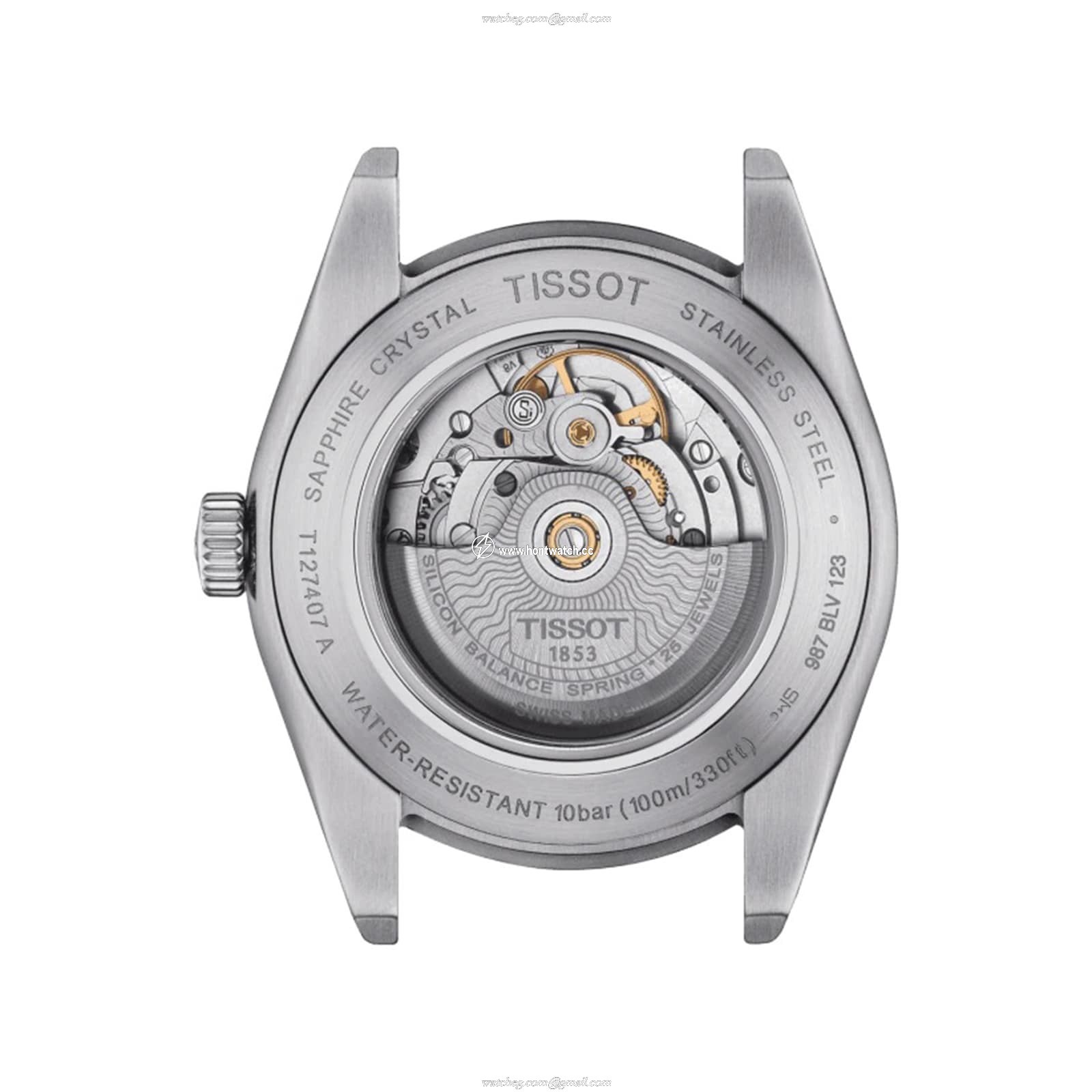 Tissot T-Classic Gentleman Automatic Watch - 40mm Blue Dial | Stainless Steel - Image 2