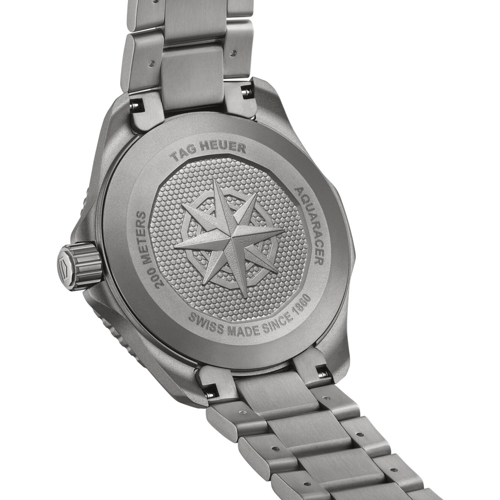 TAG Heuer Aquaracer Solar Powered Titanium Watch - 40mm Black Dial - Image 4