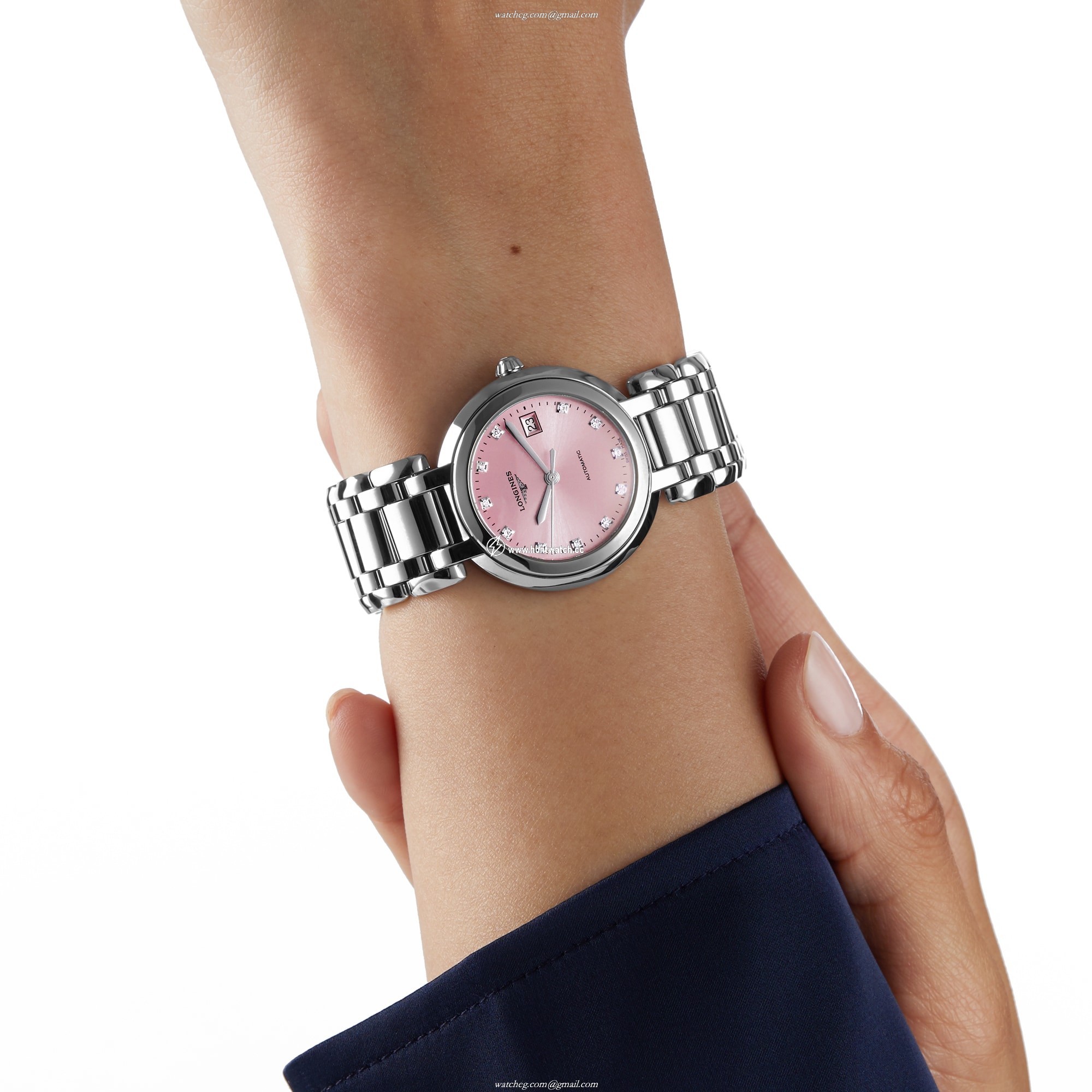 Longines Prima Luna L81134996 | Automatic Pink Dial | 30mm Stainless Steel - Image 2