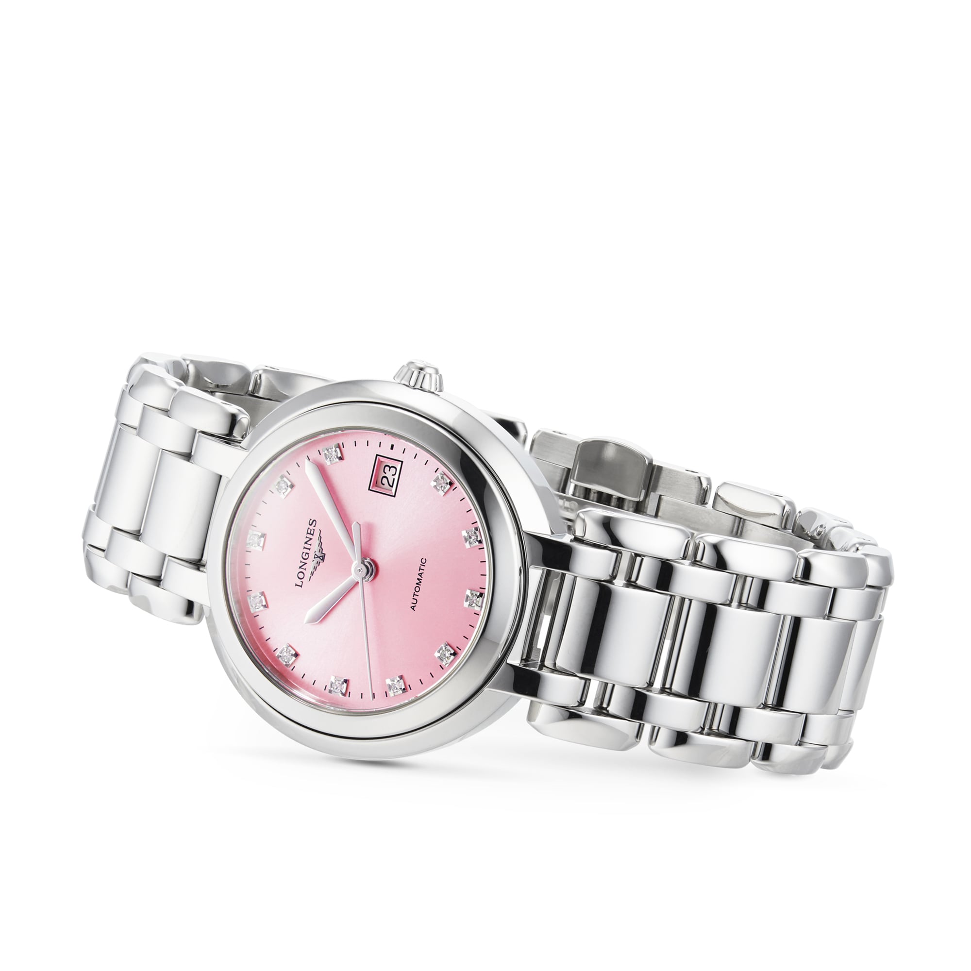 Longines Prima Luna L81134996 | Automatic Pink Dial | 30mm Stainless Steel - Image 3