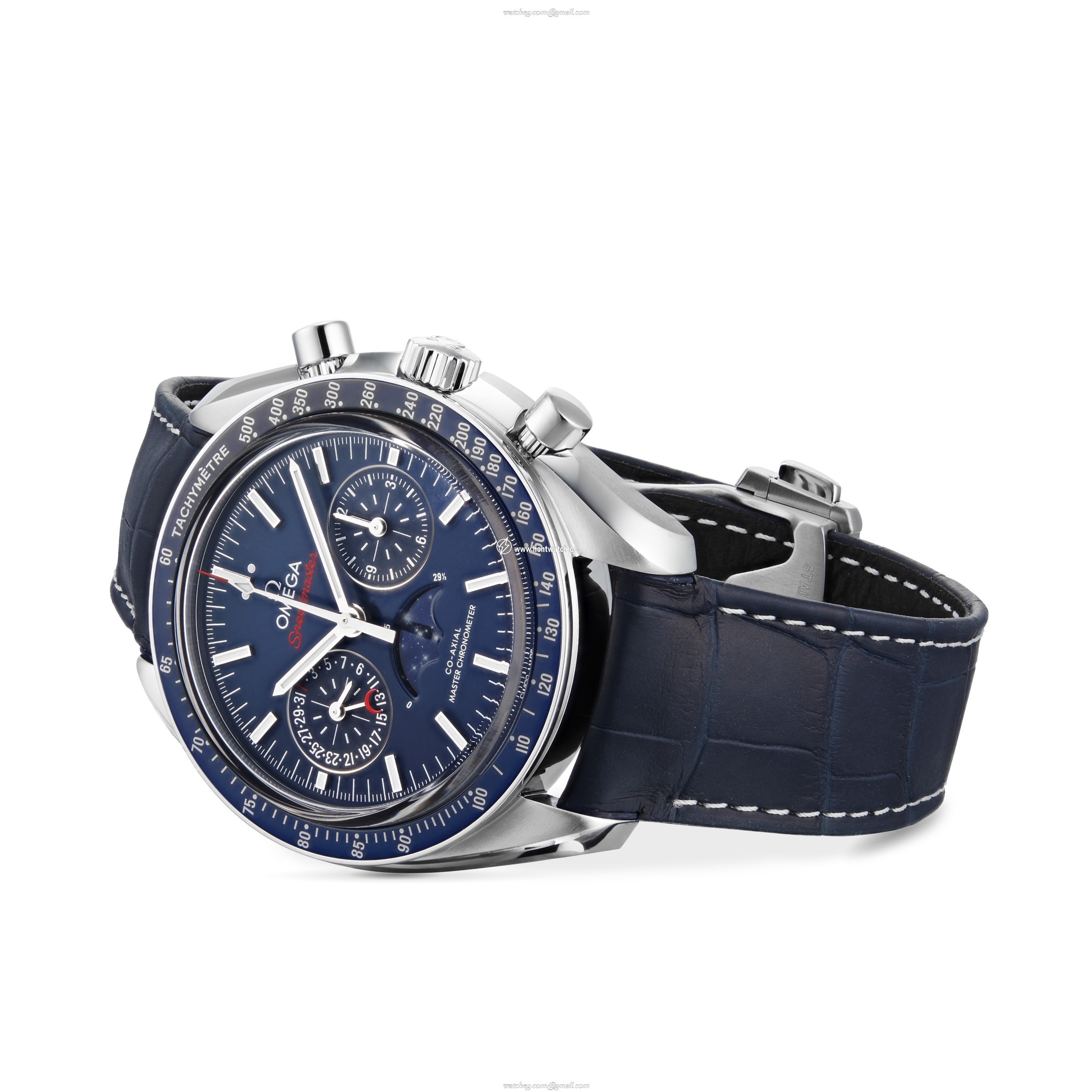 Omega Speedmaster Moonphase Blue Automatic | Stainless Steel | 44.2mm - Image 2
