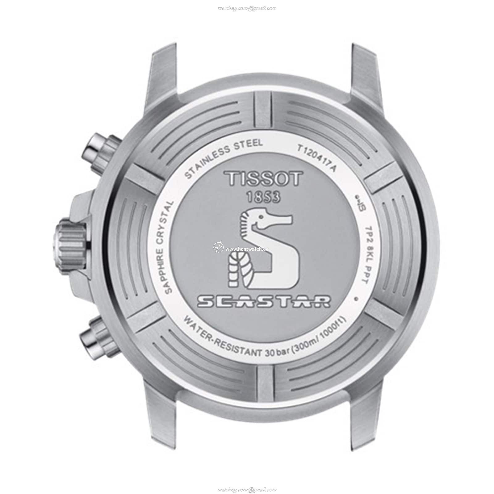 Tissot Seastar Quartz Blue Watch - 45mm Stainless Steel - 300m Water Resistant - Image 2