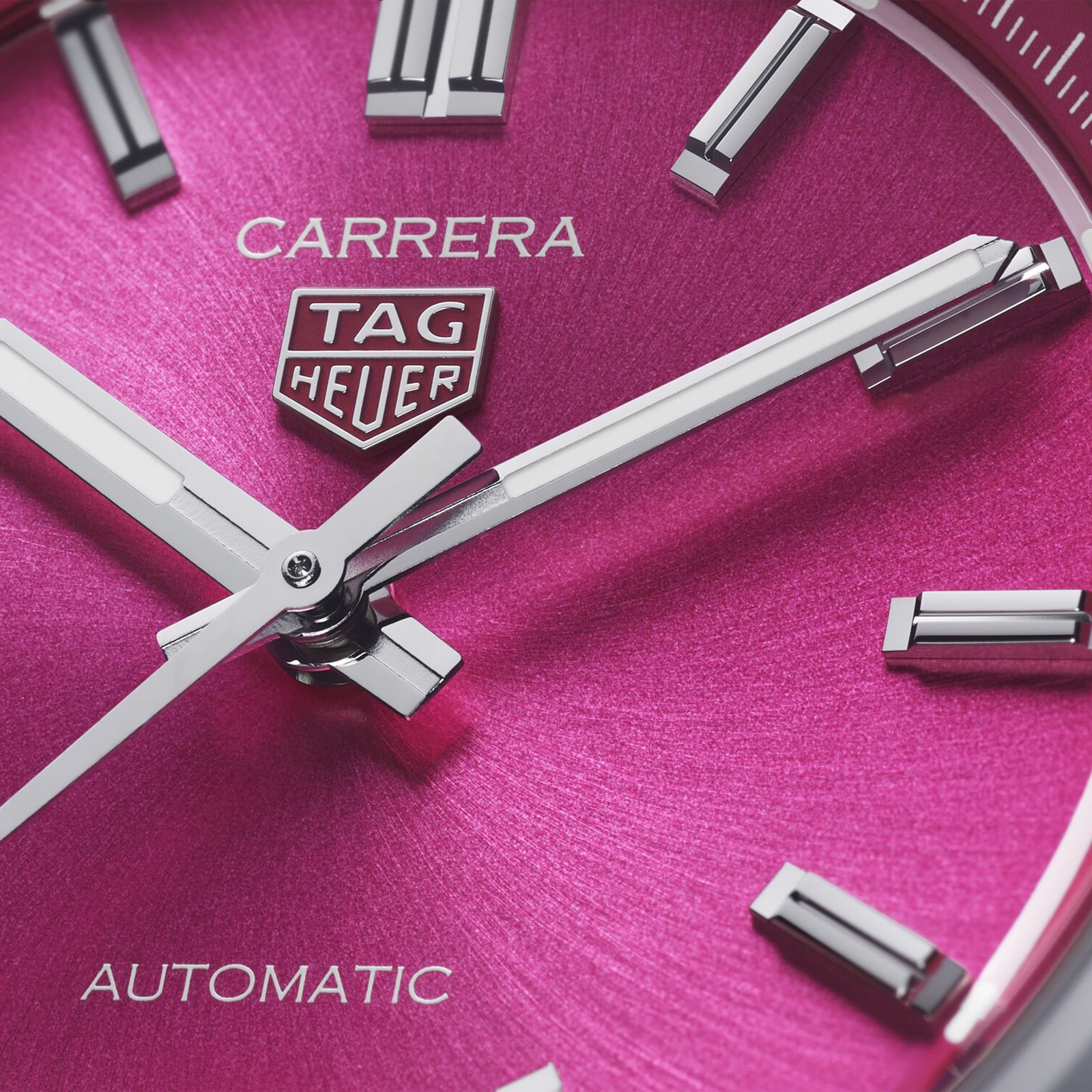 TAG Heuer Carrera Automatic Pink Dial - 36mm Stainless Steel Watch - Image 4