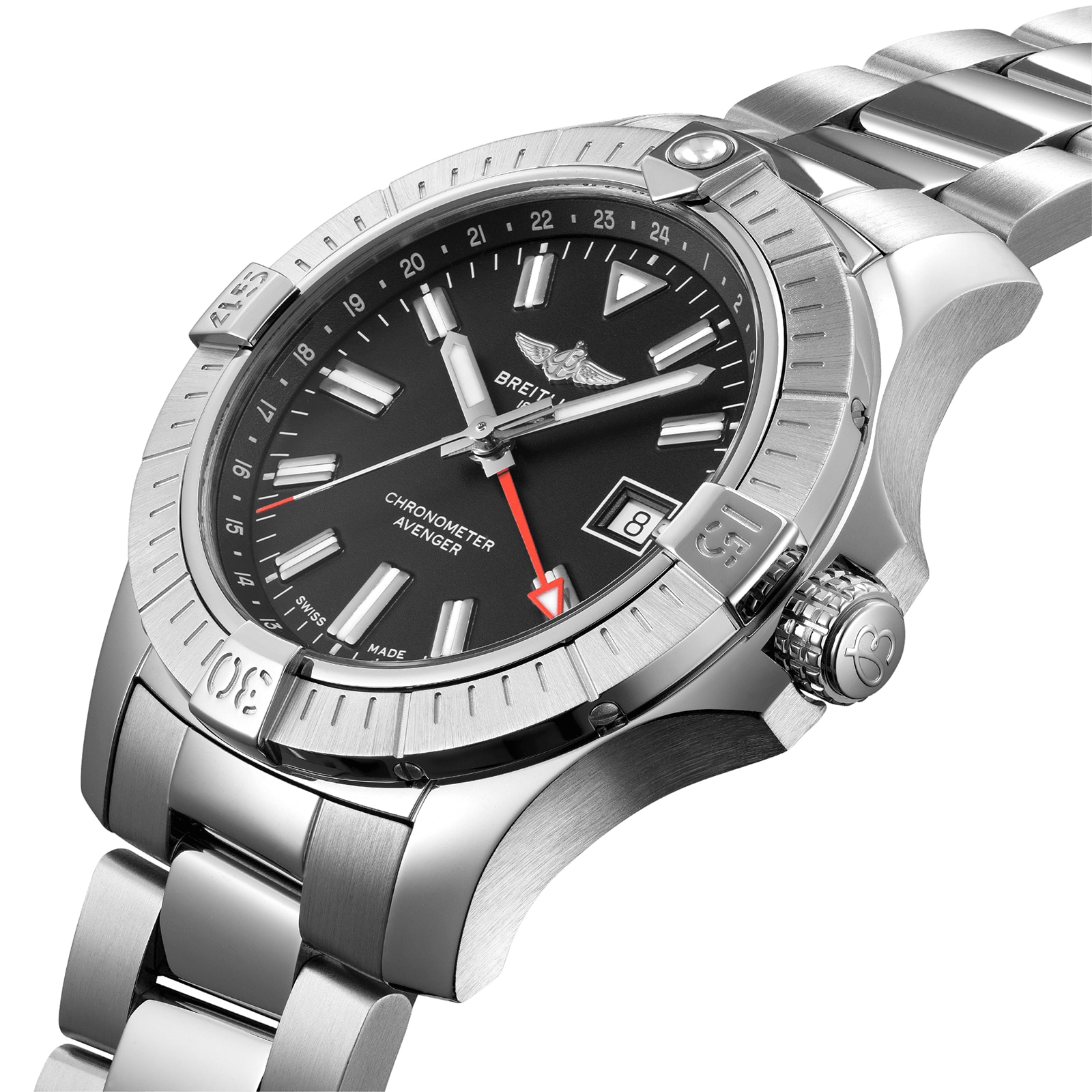 Breitling Avenger Automatic Black Watch - 43mm Stainless Steel - Image 3