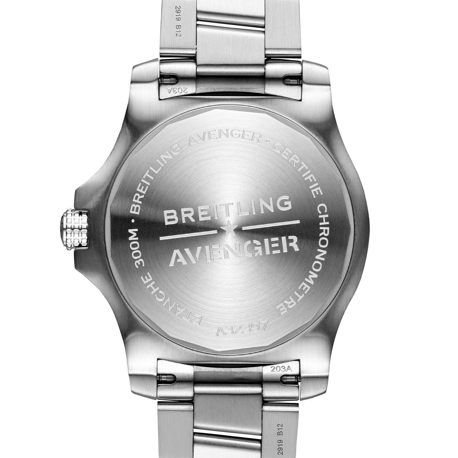 Breitling Avenger Automatic Black Watch - 43mm Stainless Steel - Image 4