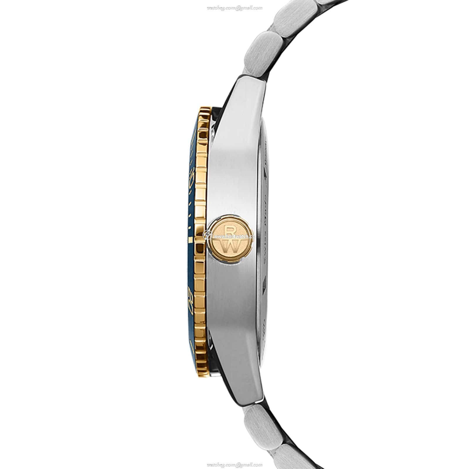 Raymond Weil Freelancer Automatic Blue Diver - 42.5mm Steel & Gold - 300M Water Resistant - Image 2