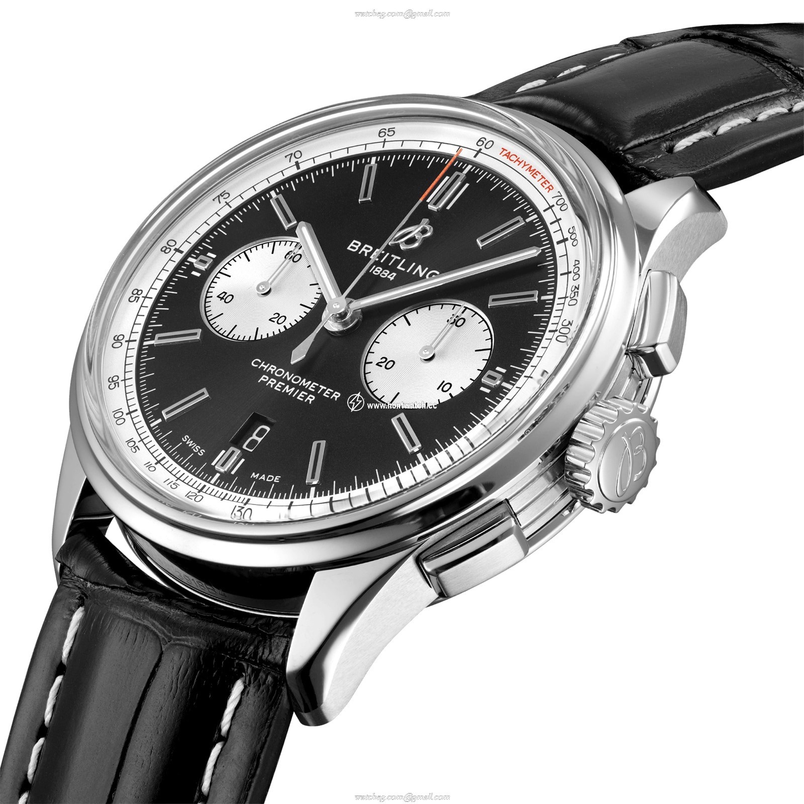Breitling Premier AB0118371B1P1 | 42mm Stainless Steel Automatic Black Watch - Image 2
